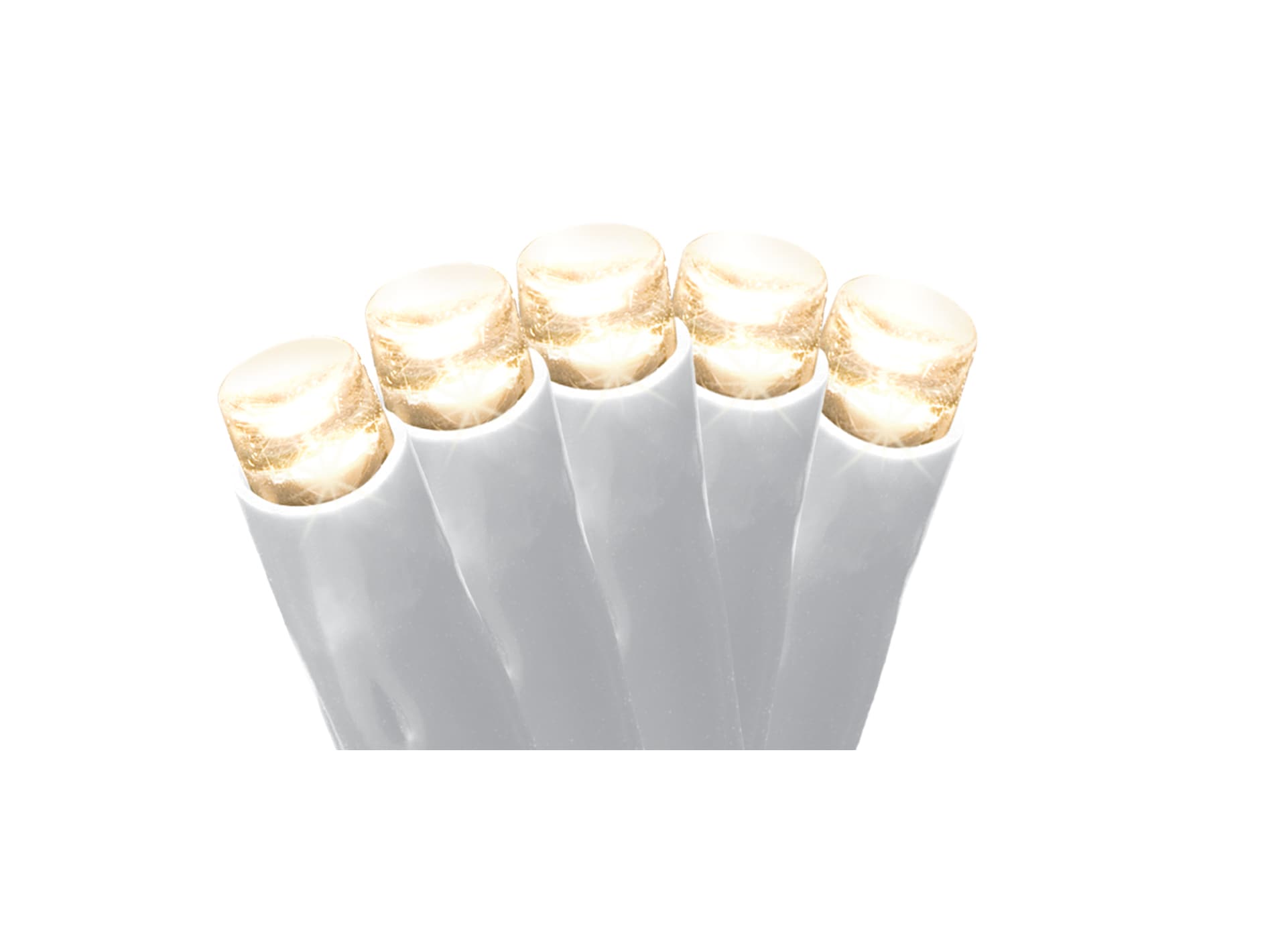 GE 93876LO StayBright 200 -Count 41.4-ft White LED Plug-In Christmas String Lights