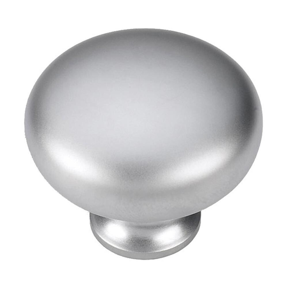 Siro Designs 99-182 Pennysavers Matte Chrome Mushroom Contemporary Cabinet Knob