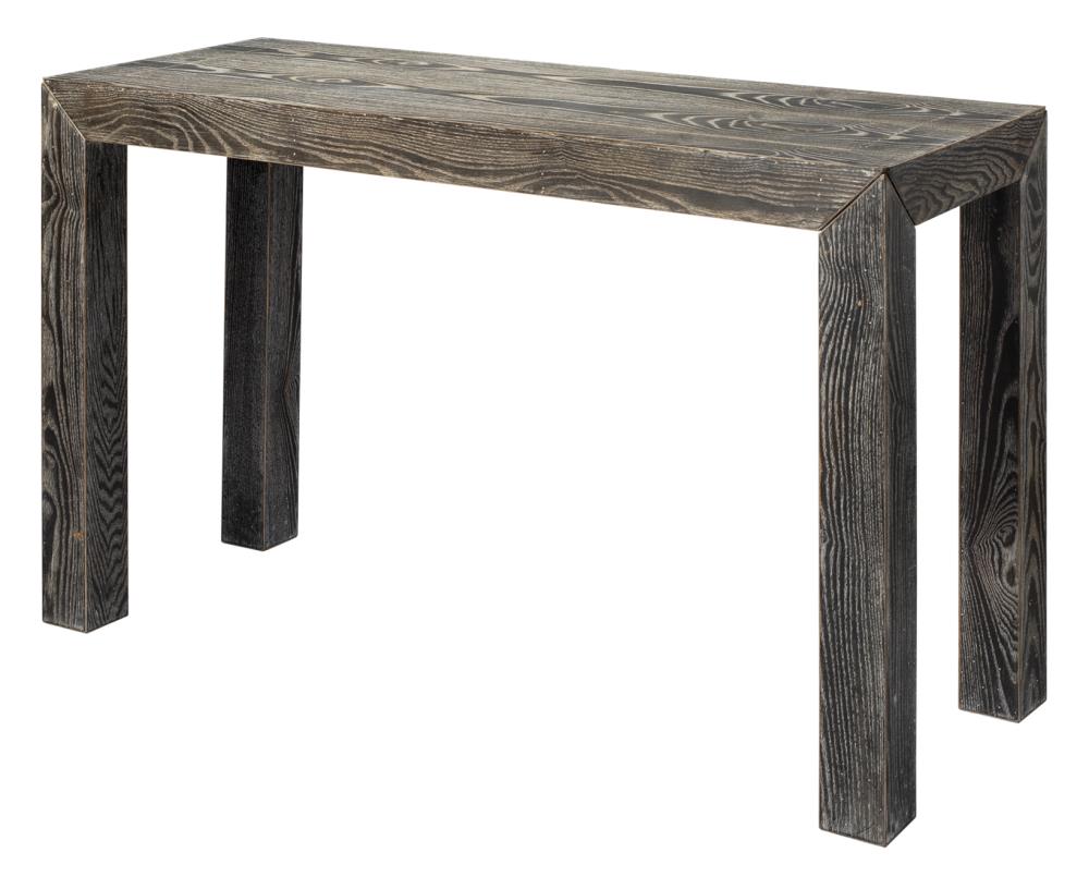  LSPARSONDW Casual Dark Grey Wood Veneer Console Table