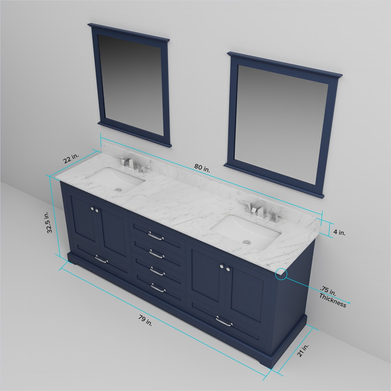 SunJet 1HYR2F9L2D8Z Bath-Vanity-Combo - View #6