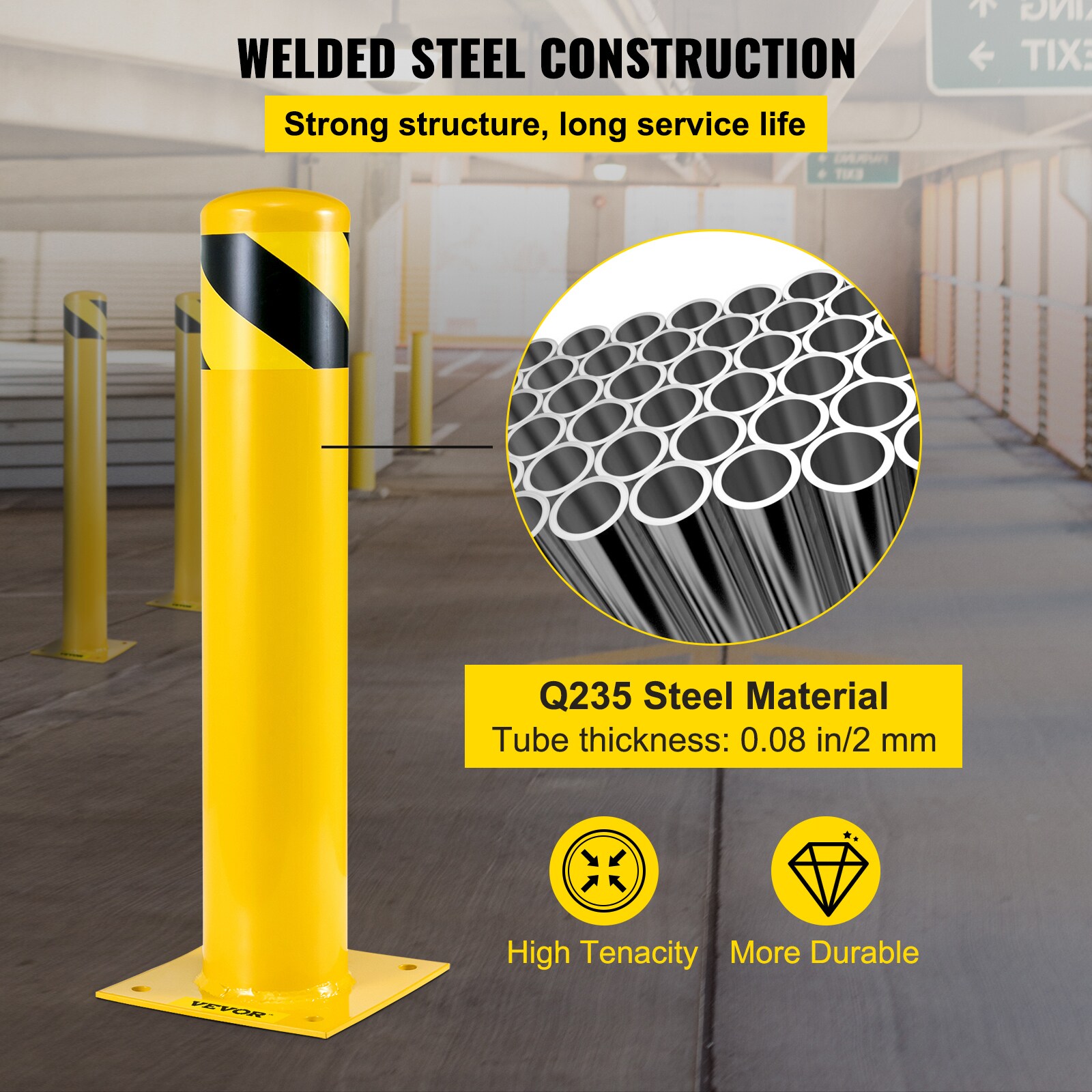 VEVOR AQZ24X5.5INHS0001V0 Commercial-Bollards - View #3