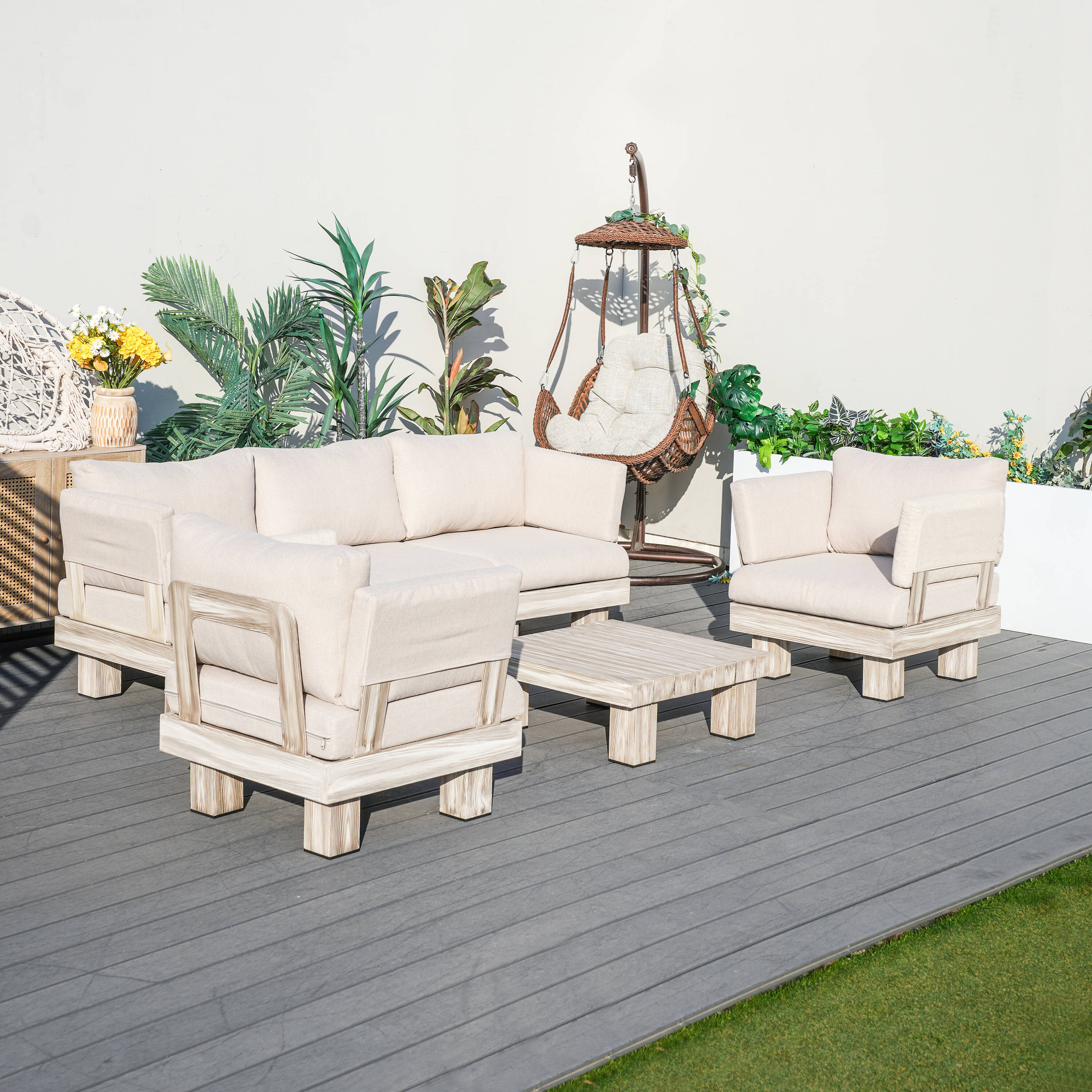 Direct Wicker DWS-52510ARM&T Patio-Conversation-Sets - View #3