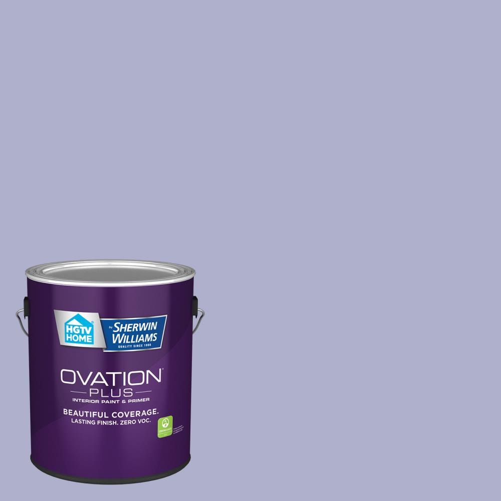 HGTV HOME by Sherwin-Williams 4002-7C-2557220 Ovation Plus Semi-gloss Purple Freedom 4002-7C Latex Interior Paint Paint + Primer ( 1-gallon )