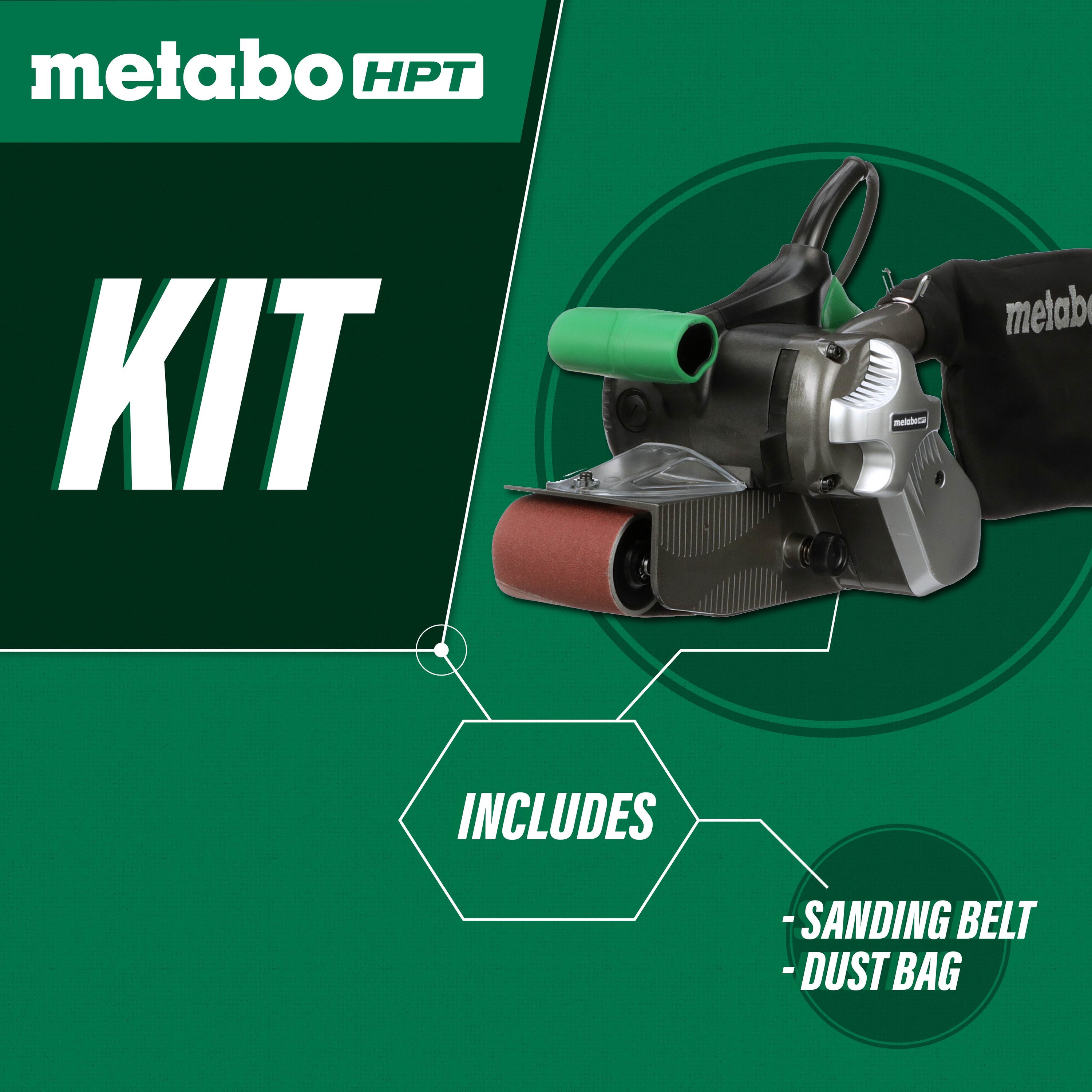 Metabo HPT 9-Amp Corded Belt Sander with Dust Management in the 