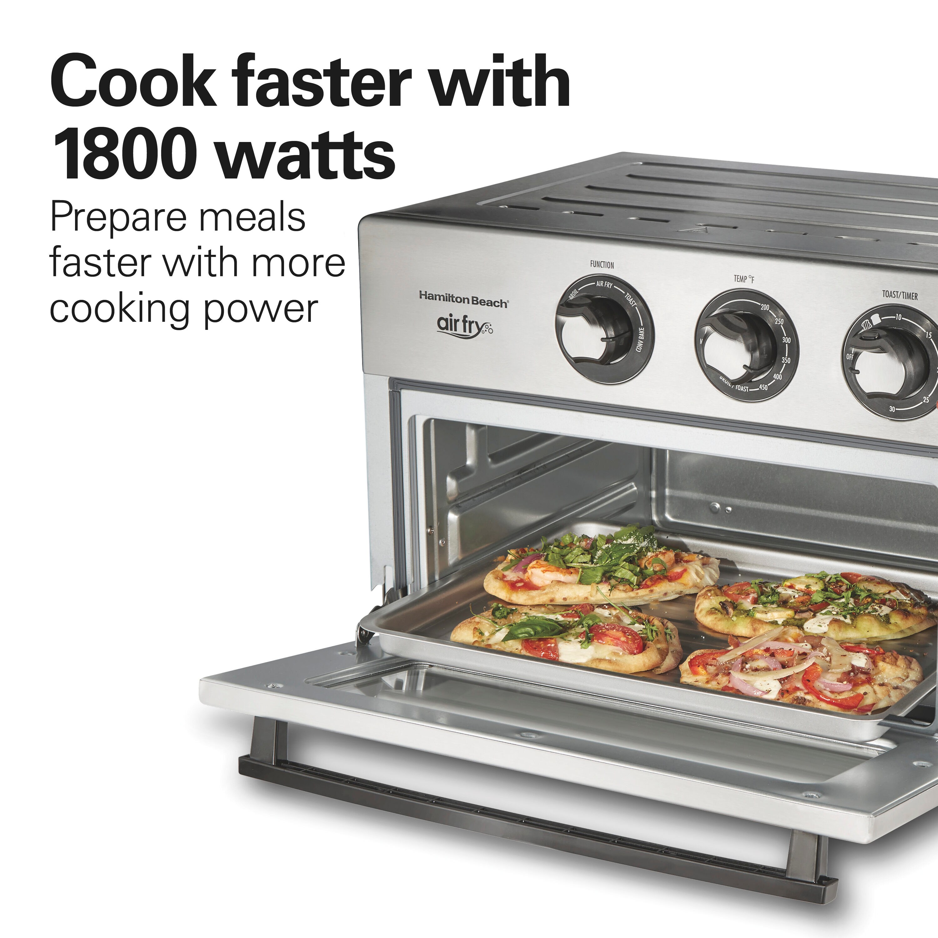 Hamilton Beach 6-Slice Stainless Steel Convection Toaster Oven Automatic Shut-off (1800-Watt) 31225 simolary.com 14 Hamilton Beach 6-Slice Stainless Steel Convection Toaster Oven Automatic Shut-off (1800-Watt) 31225 Simolary simolary.com 14
