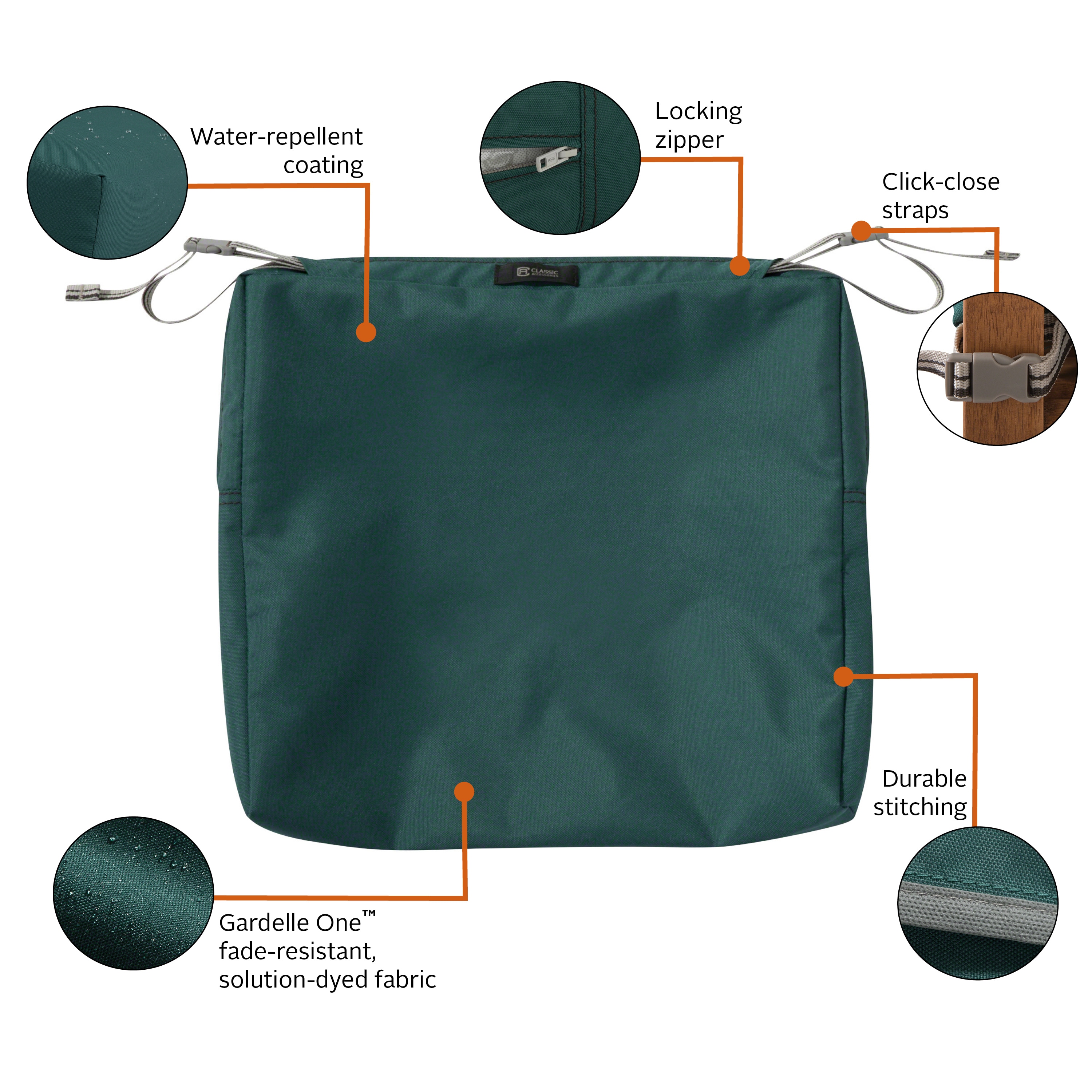 Classic Accessories 60-370-011101-RT Patio-Furniture-Cushions - View #4