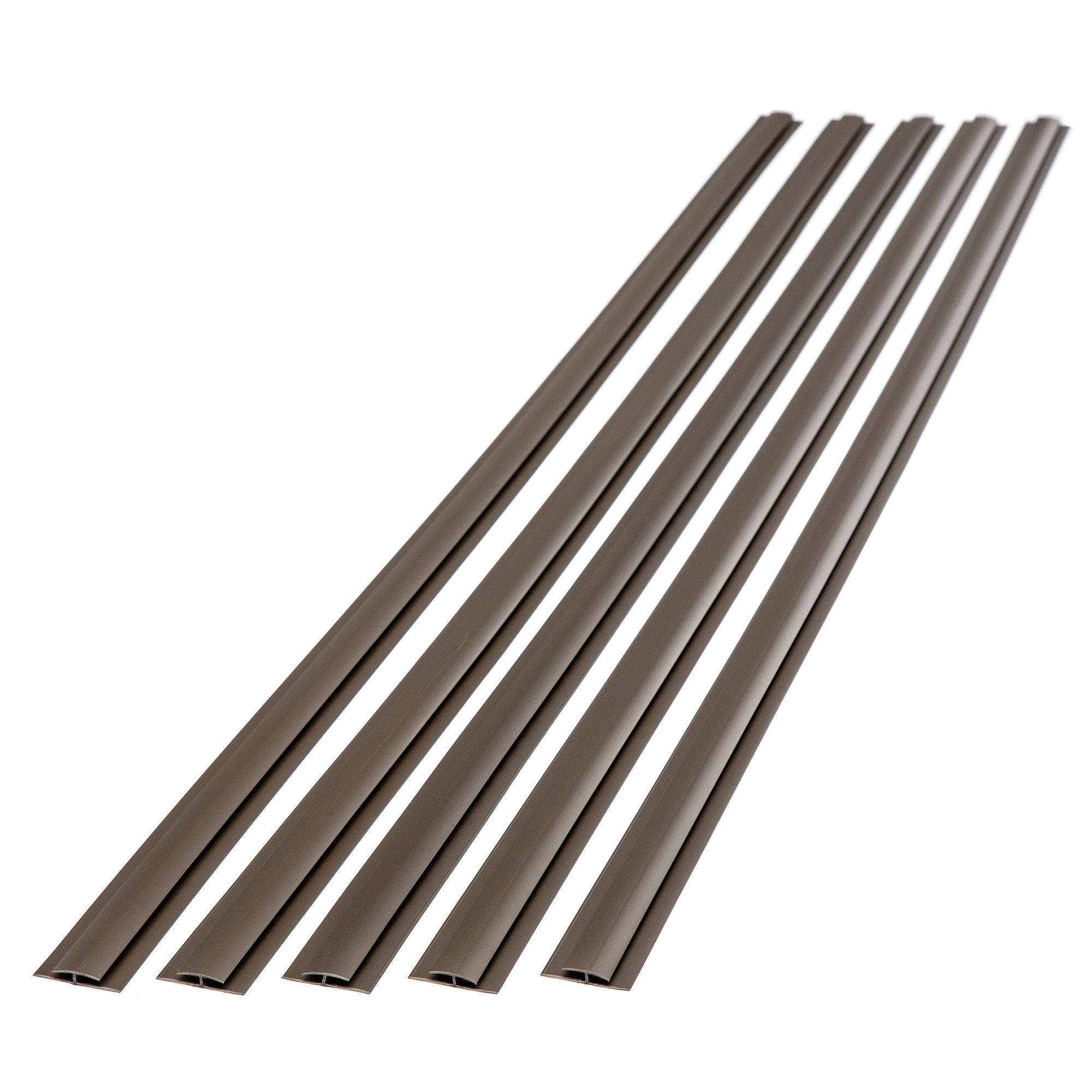 Fasade 14828 Divider Trim 0.25-in W x 47-in L Argent Bronze PVC T-shape Tile Edge Trim