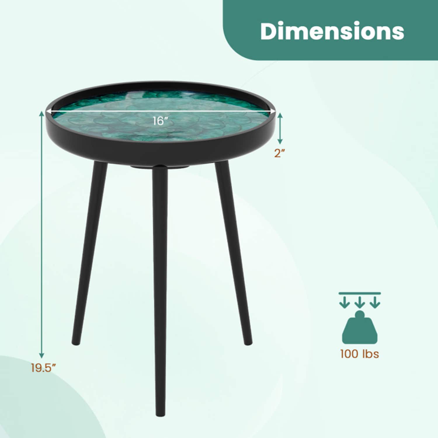 Mondawe MD-JV11704M End-Tables - View #8