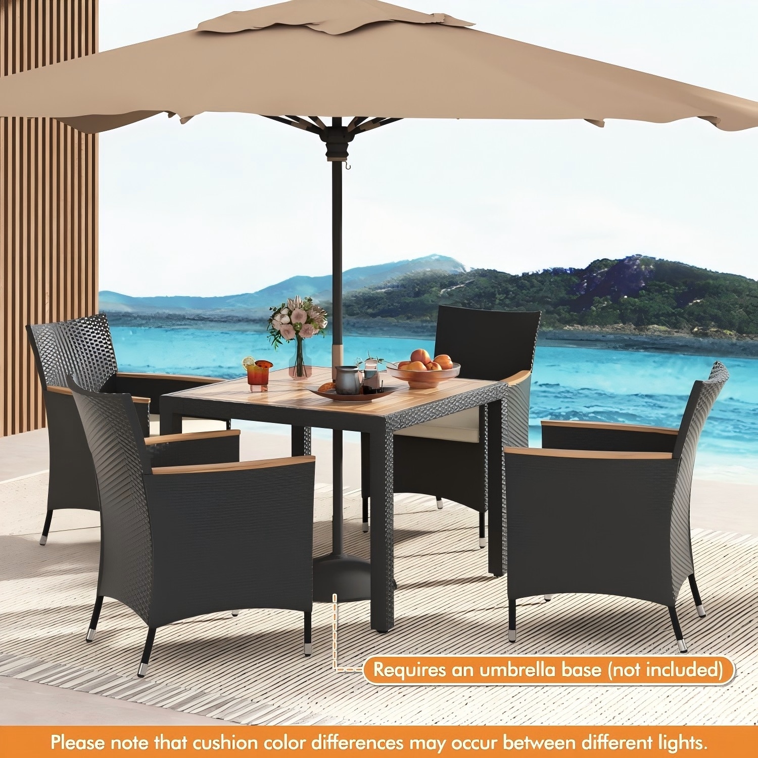 Forclover HBV-6855C Patio-Dining-Sets - View #2