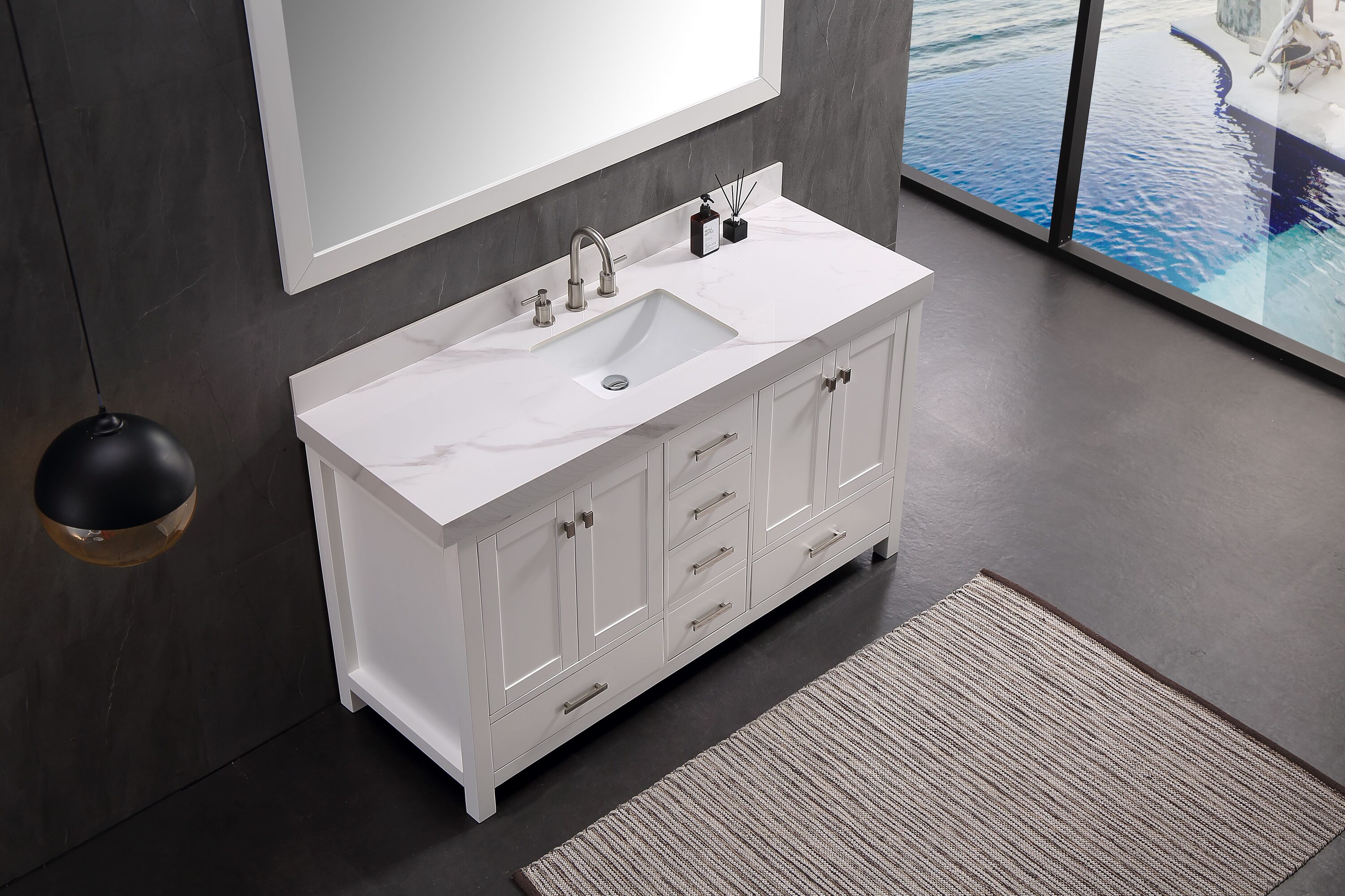 HomLux BD-PVTCW61SB Vanity-Tops - View #6
