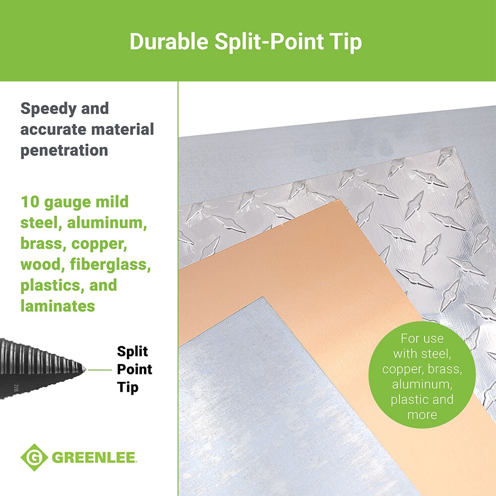 Greenlee GSB12 Metal-Step-Drill-Bits - View #9