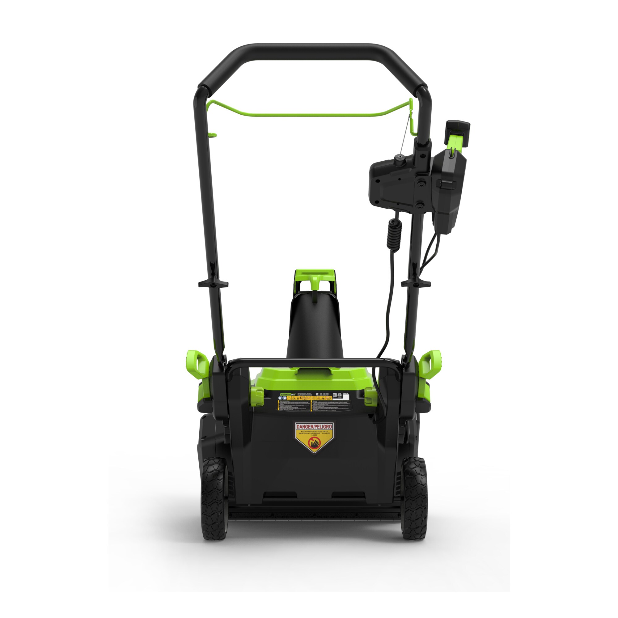 Greenworks Pro 80 Volt 22 In Single Stage Push Cordless Electric Snow