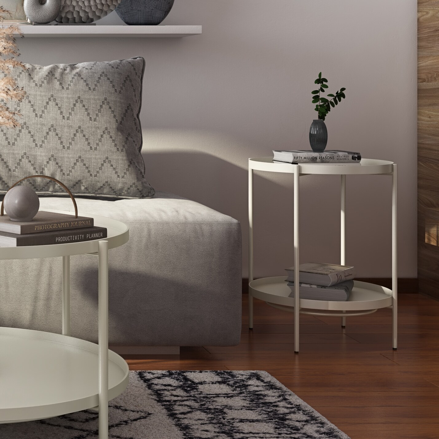 Simpli Home AXCMNT-02-CR End-Tables - View #3
