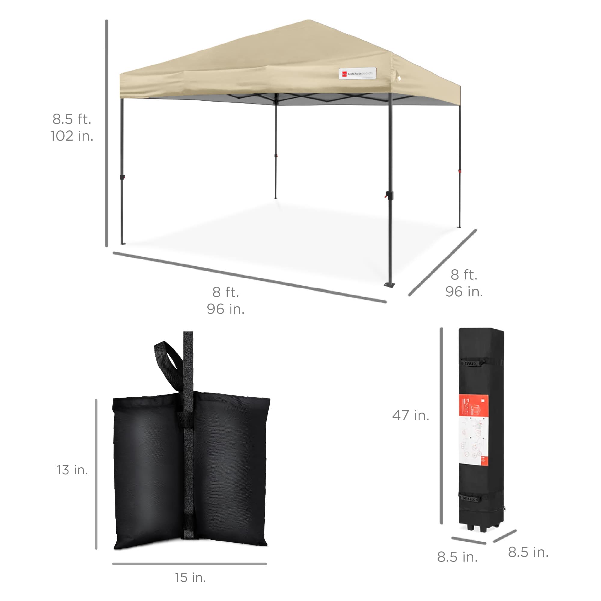 Best Choice Products SKY7810 Canopies-Sl - View #7