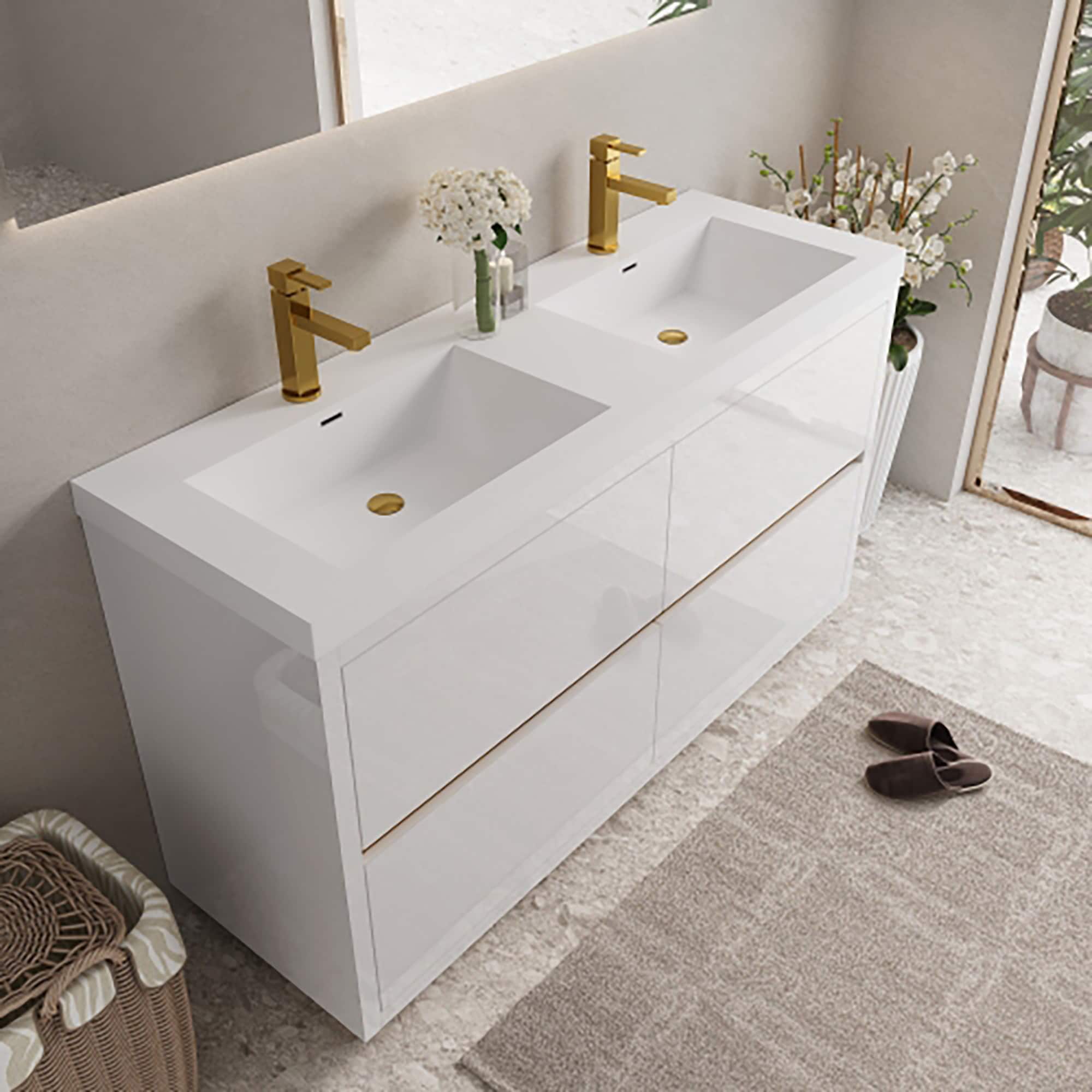CASAINC MS-10048-CAB-WH Bath-Vanity-Combo - View #2
