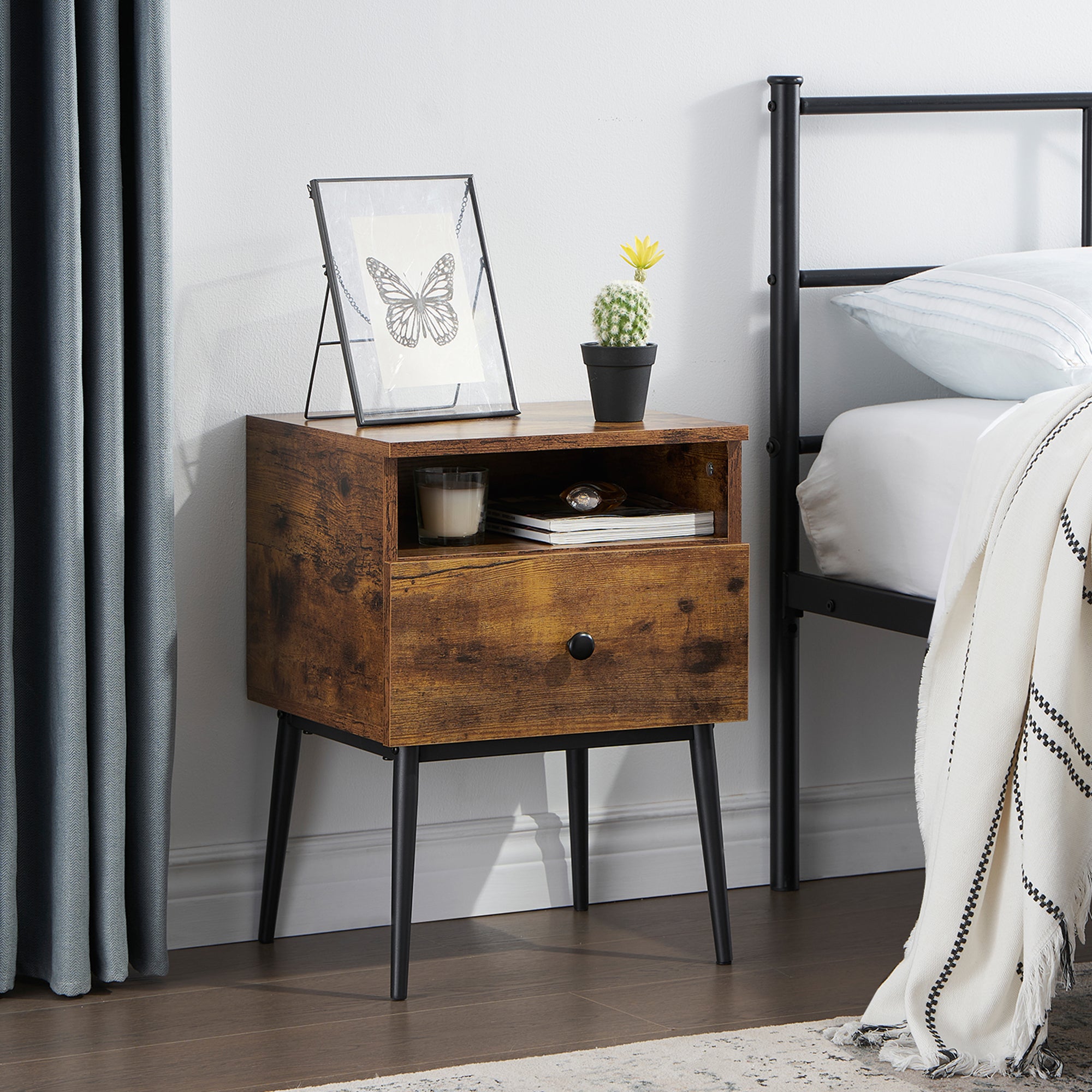 Vecelo LOE-HY-NS06-ATB nightstands - View #3