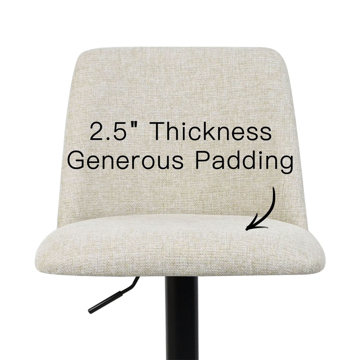 Maison Boucle BRUNO-ADJBAR-BEIGE2 stools - View #3