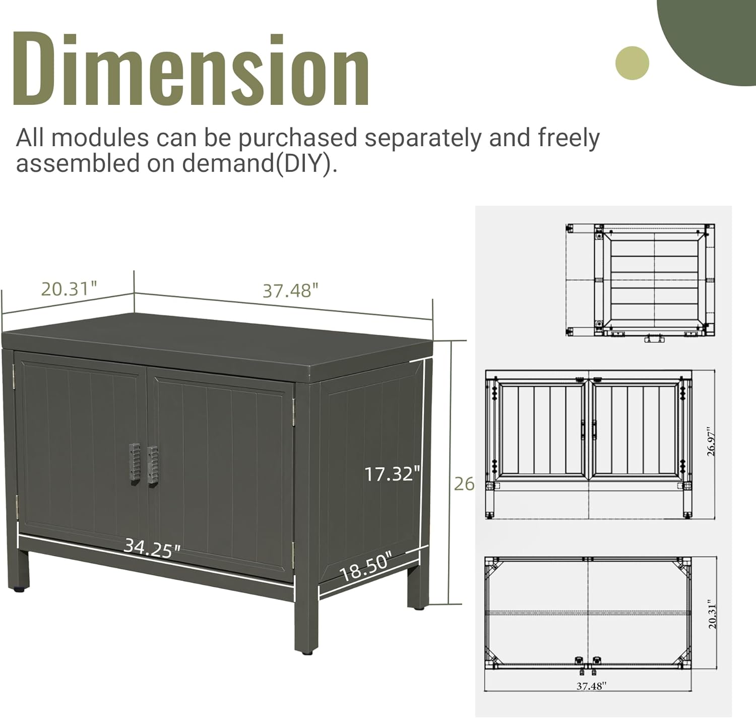 GDFStudio 333962 Kitchen-Furniture - View #6