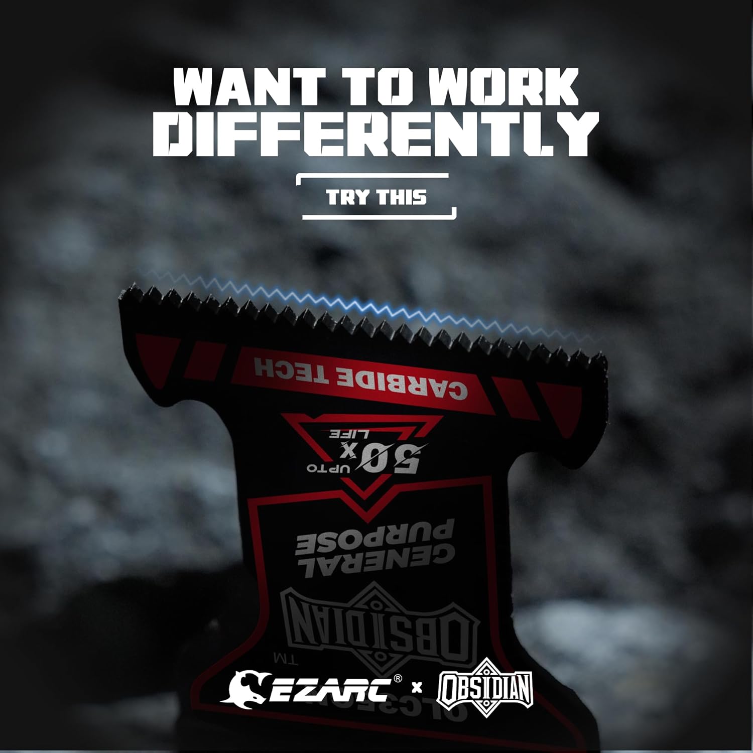 EZARC Obsidian Carbide Oscillating Saw Blades Multi-Material