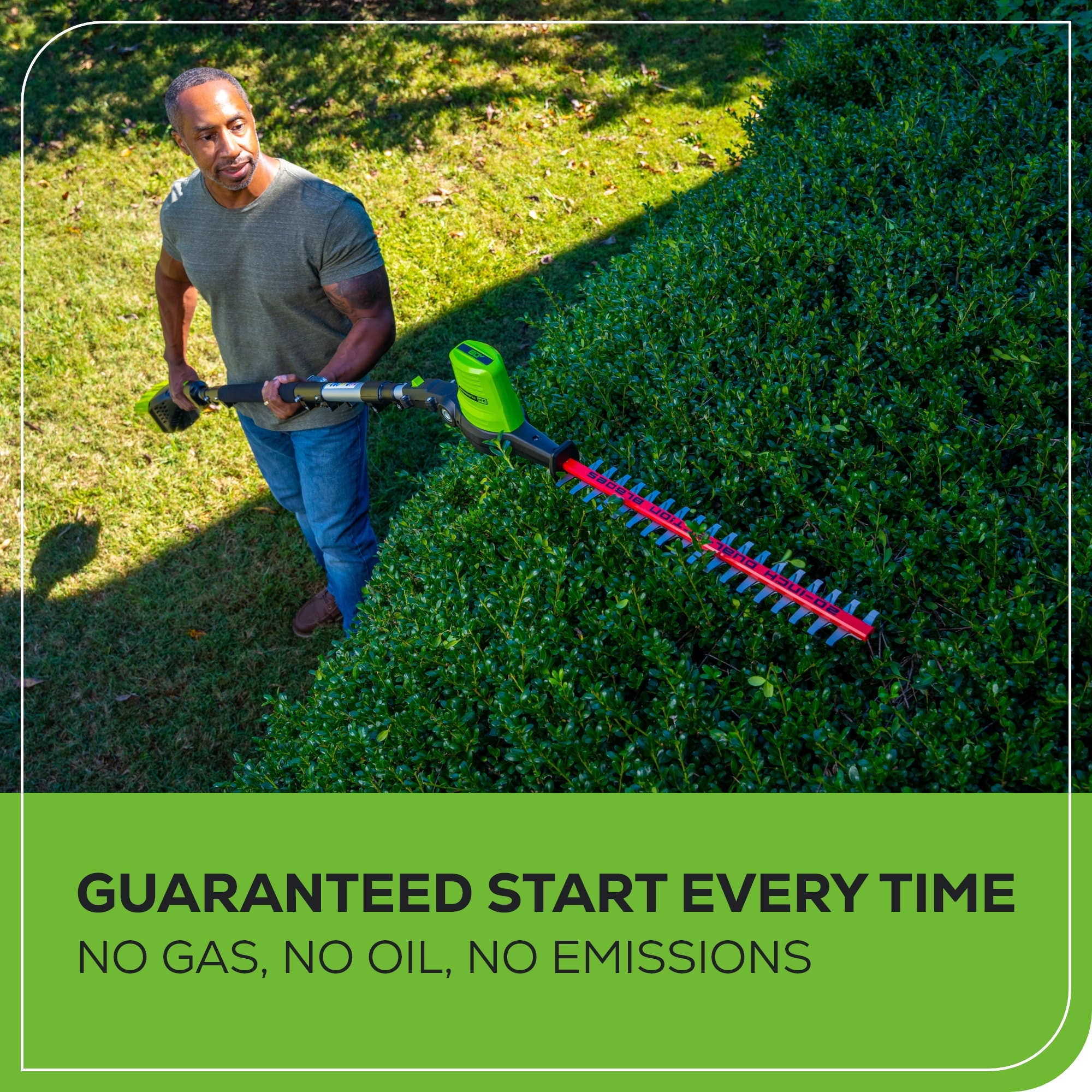Greenworks Pro PH80B210 Cordless-Hedge-Trimmers - View #5
