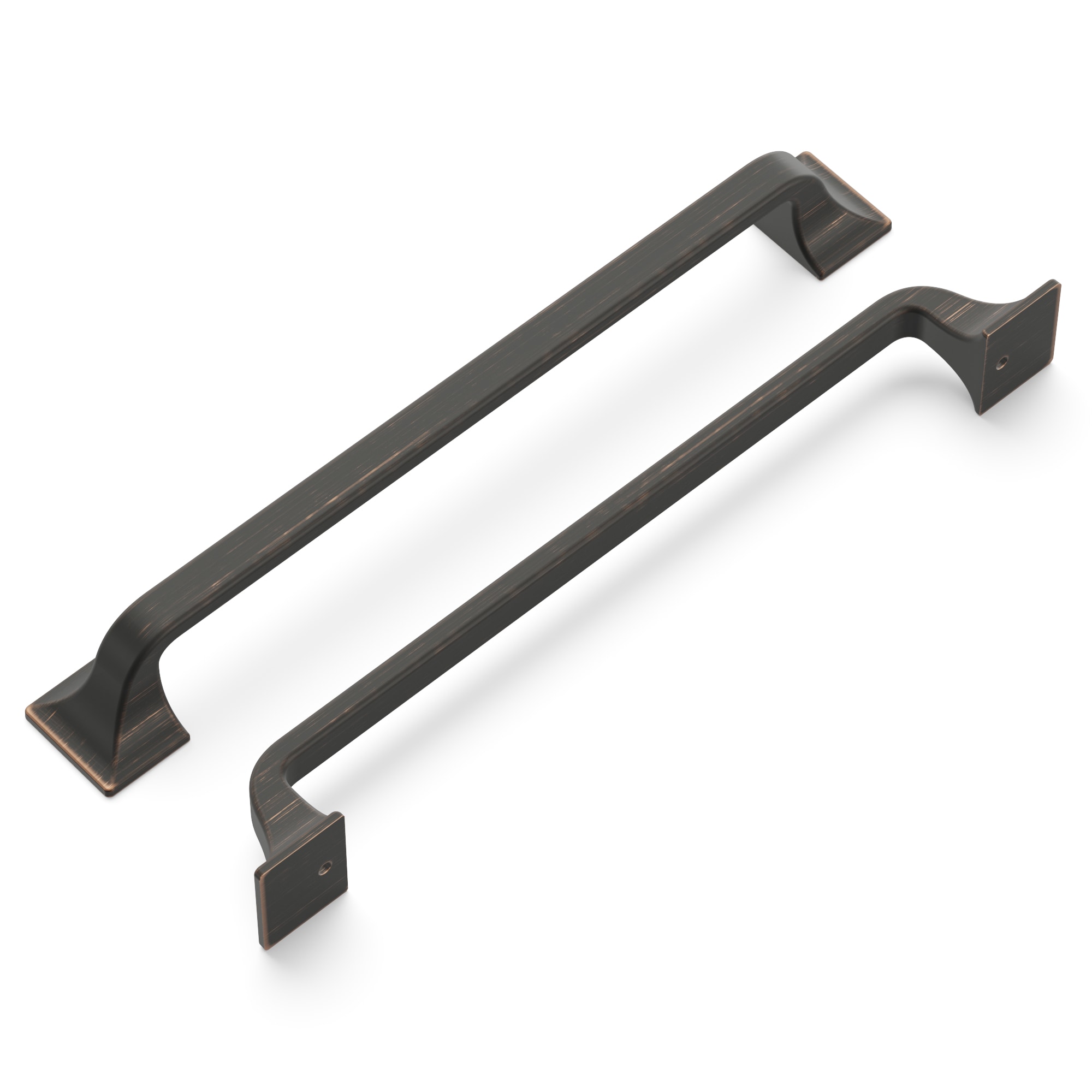 Hickory Hardware H076704-VB Forge 7-9/16-in , 192mm Center to Center Vintage Bronze Rectangular Handle