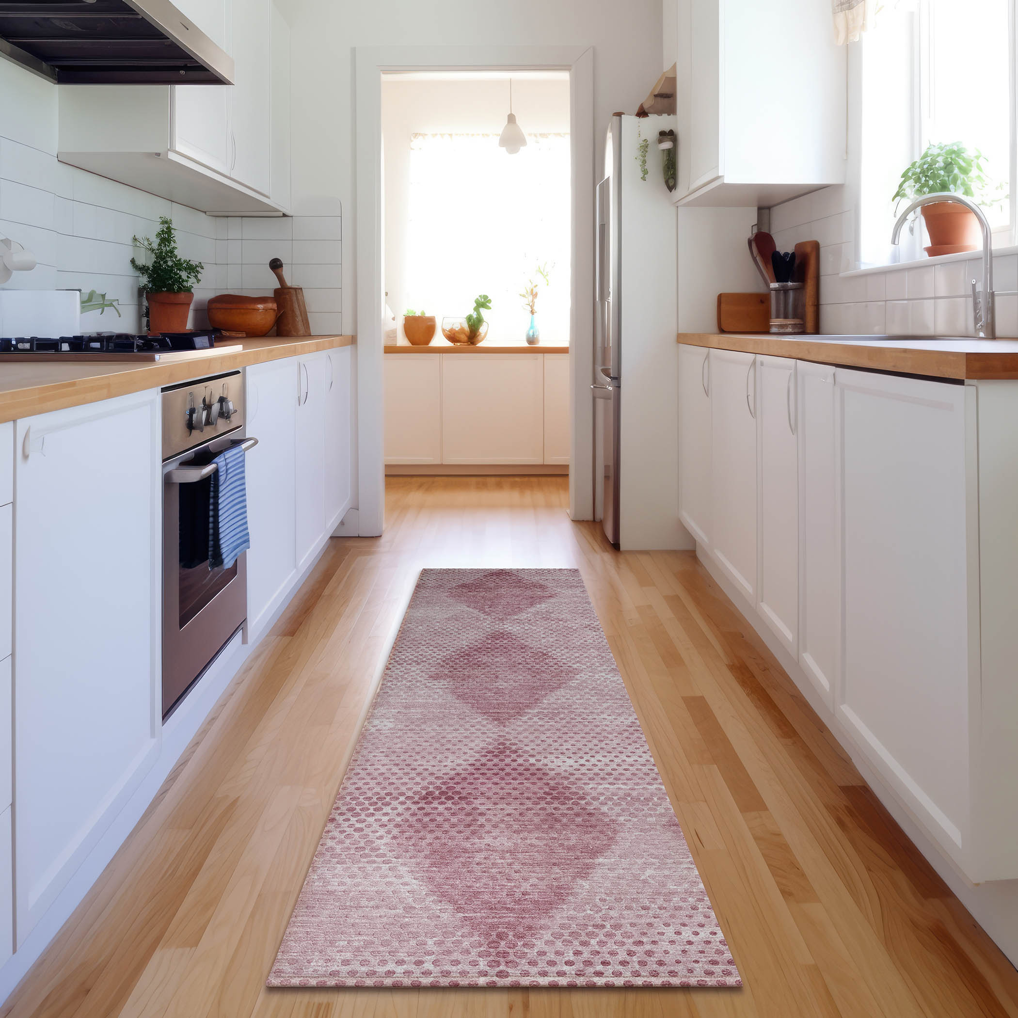 Addison Rugs AMF560GE30X46 Mayfield AMF560GE 2 x 3 (ft) Loomed Polyester Green Rectangular Indoor Geometric Machine washable Area rug