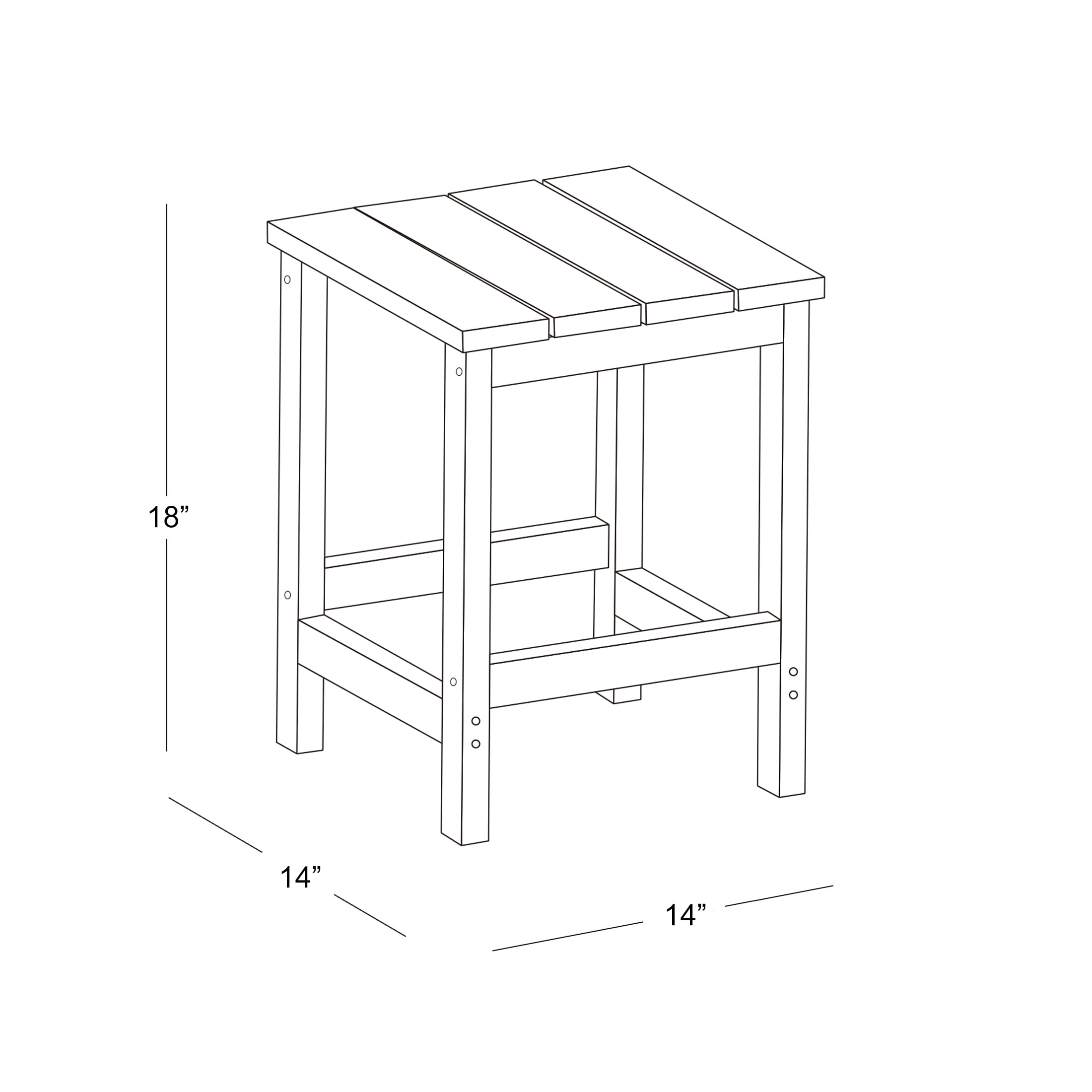 Westin Furniture 2001-CS-DKBR Patio-Tables - View #7