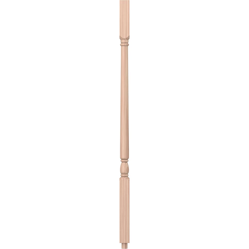 L.J. Smith Stair Systems S-5141-B 31 31-in x 1.25-in Unfinished Beechwood Square Top Stair Baluster