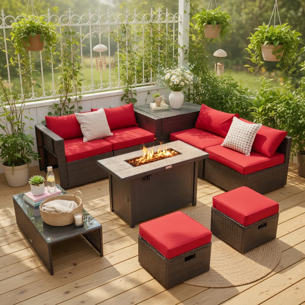 VERYKE 6219408002255 Patio-Conversation-Sets - View #6