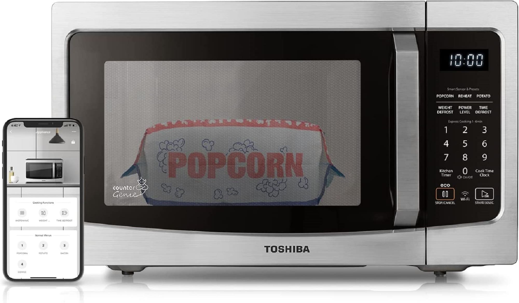 Best Buy: Toshiba 1.5 Cu. Ft. Convection Countertop Microwave with