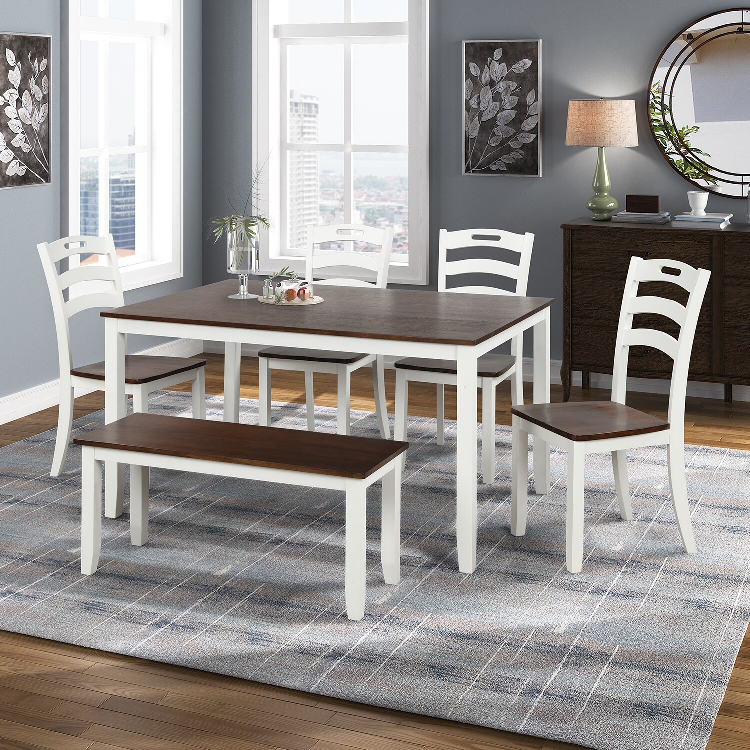 SINOFURN SYA010122WT Dining-Sets - View #4