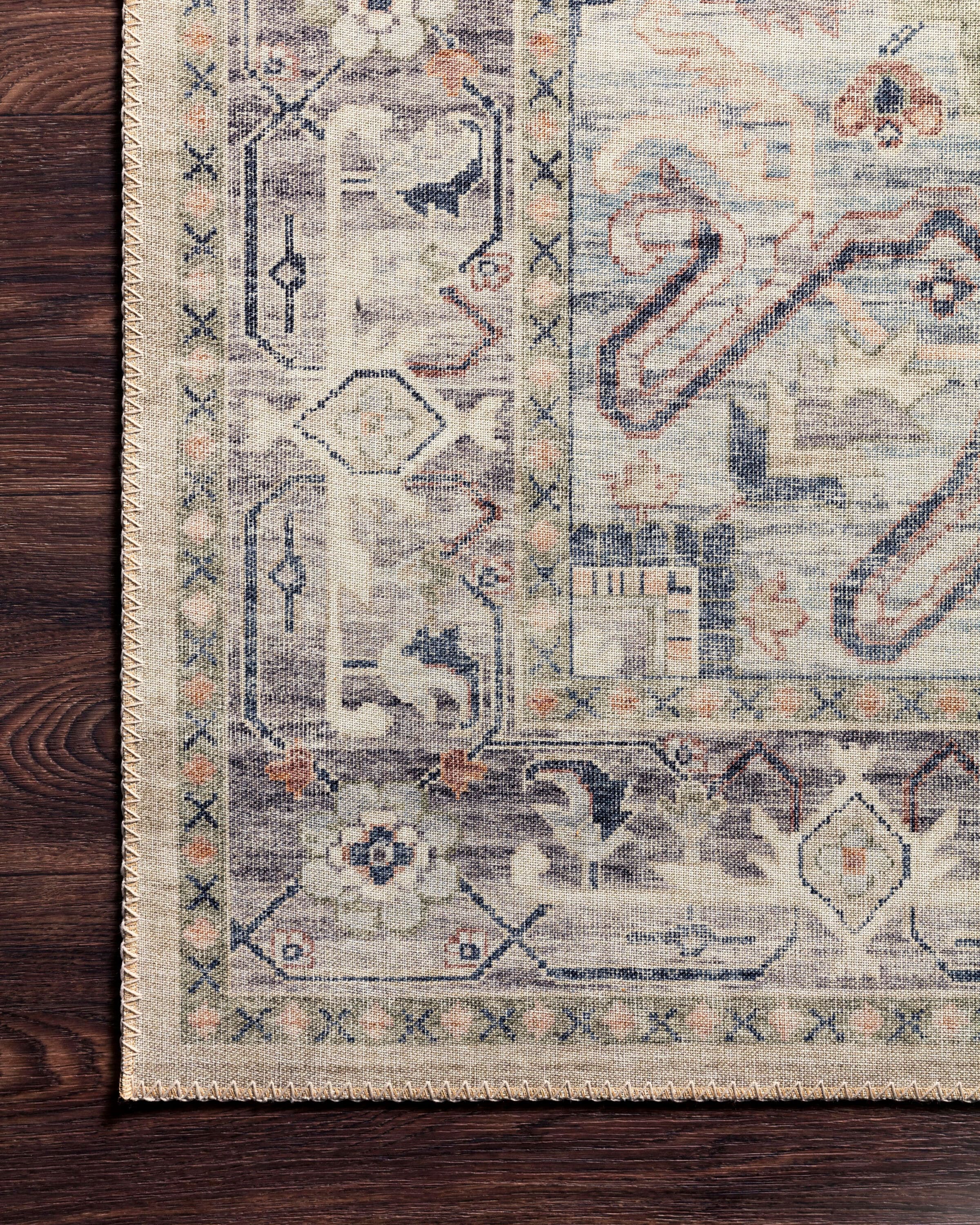 Elysian Ivory Oriental 9' x 12' Flat Woven Synthetic Rug