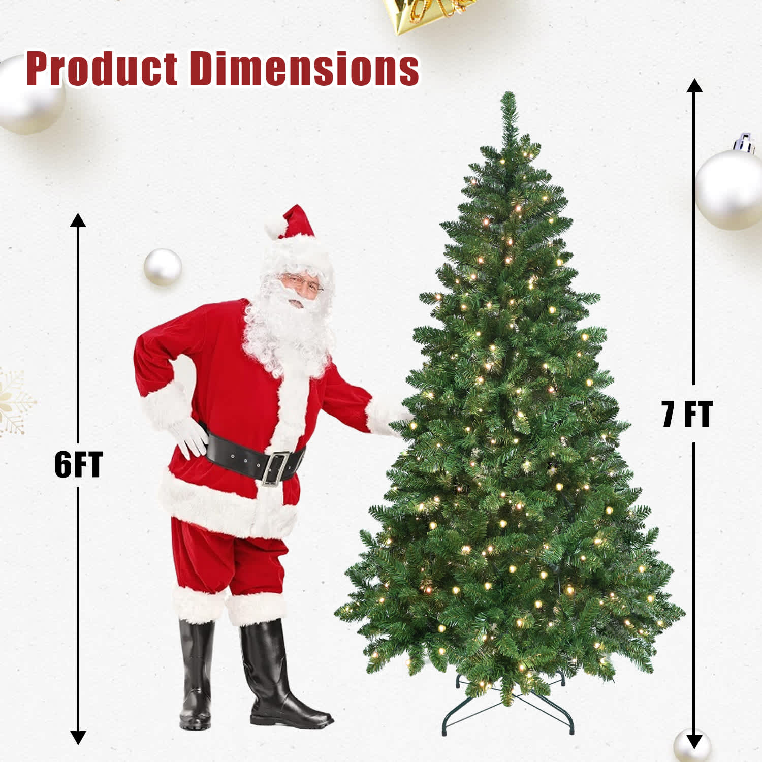 VERYKE LL-CST086 Artificial-Christmas-Trees - View #7