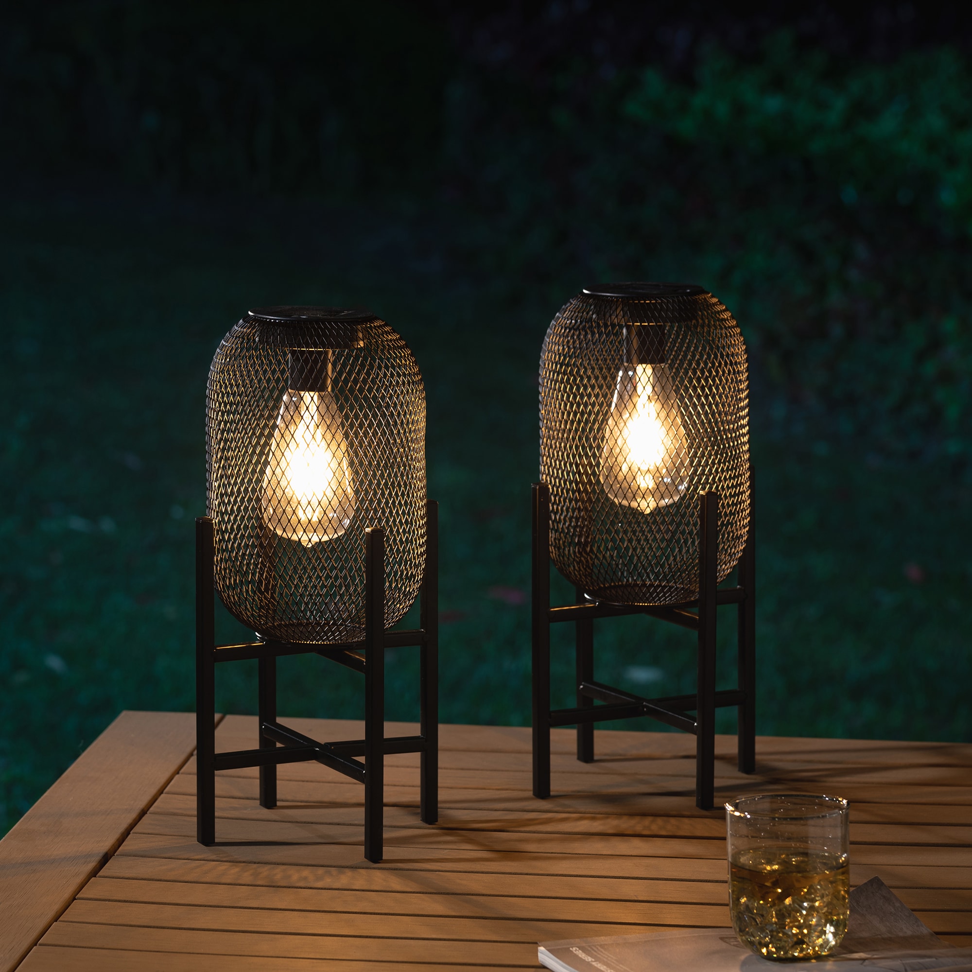 Glitzhome 2023300061 Outdoor-Decorative-Lanterns - View #4
