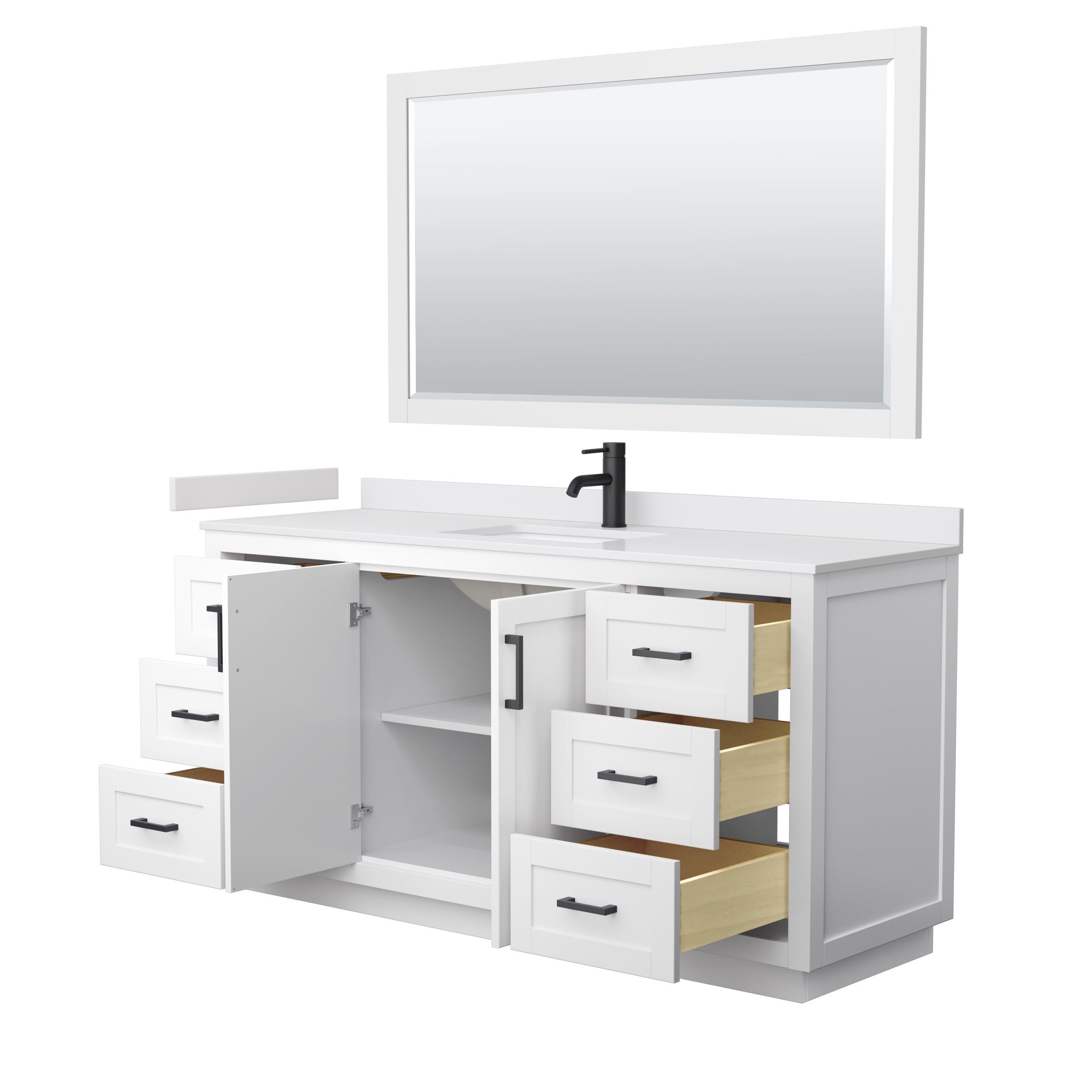 Wyndham Collection WCF292966SWBWCUNSM58 Bath-Vanity-Combo - View #3