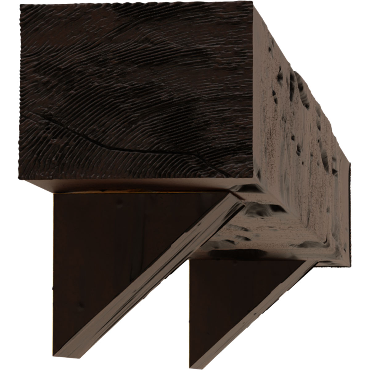 Ekena Millwork MANUPC04X08X60BKZH Mantel-Shelves - View #4