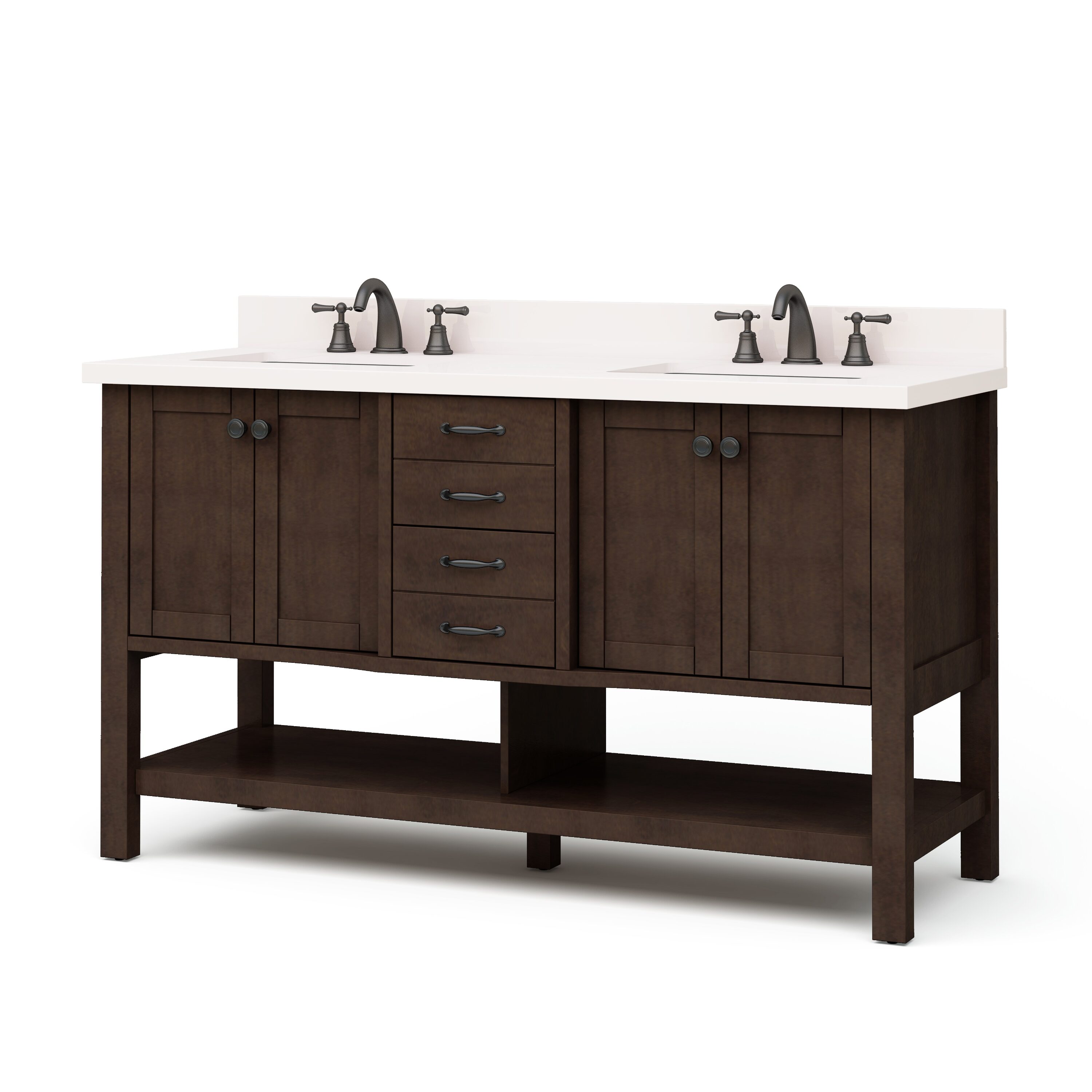allen + roth WSL60RVE Bath-Vanity-Combo - View #2