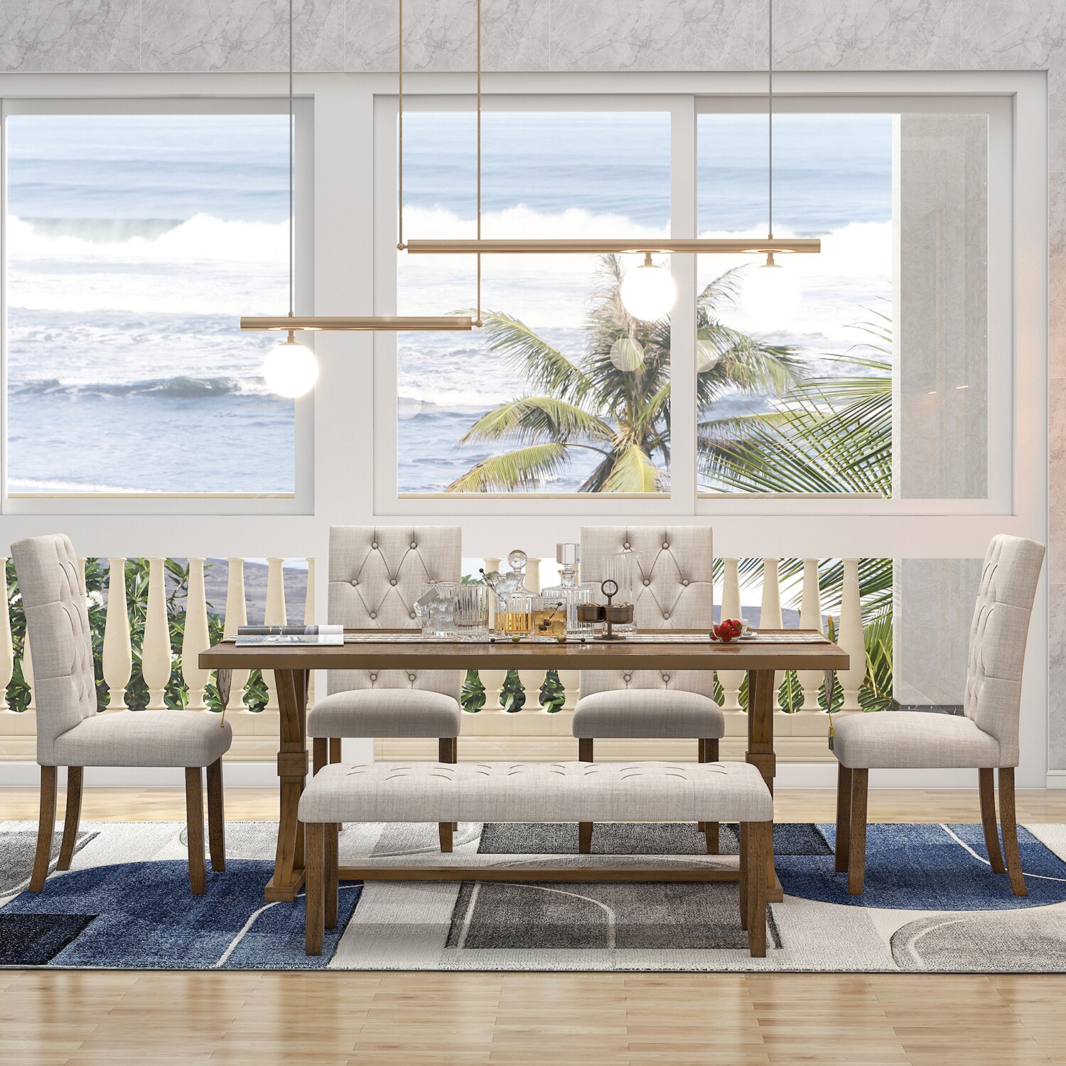 SINOFURN SYA010259GY Dining-Sets - View #18