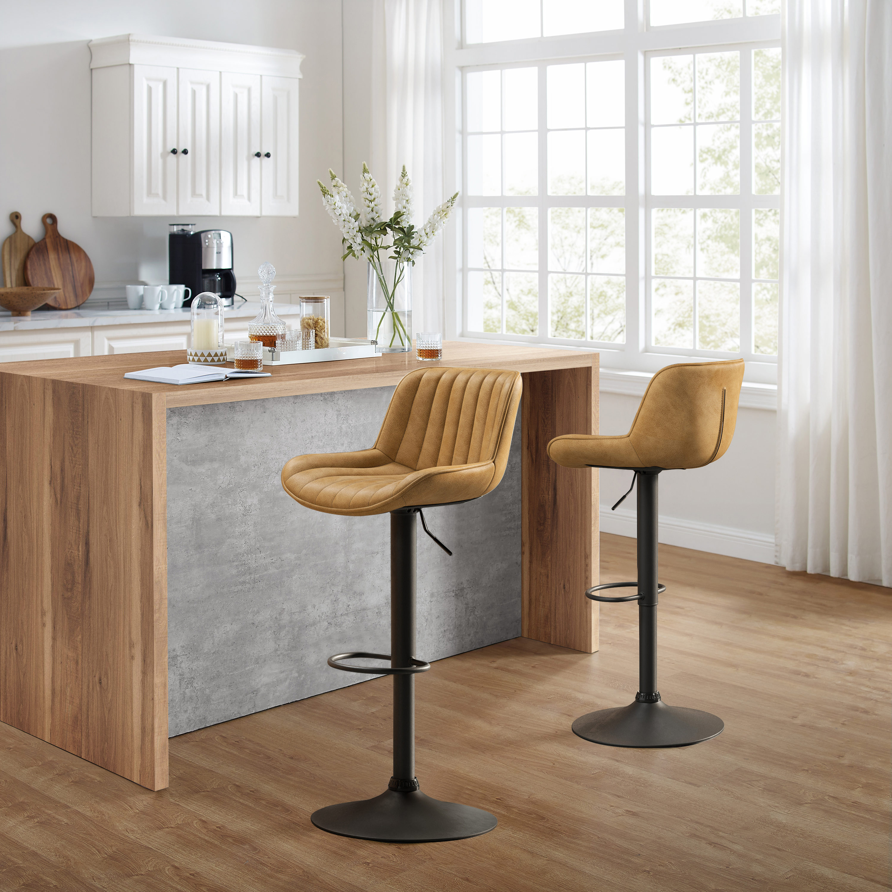 Art Leon BS022-2-YE-PU stools - View #5
