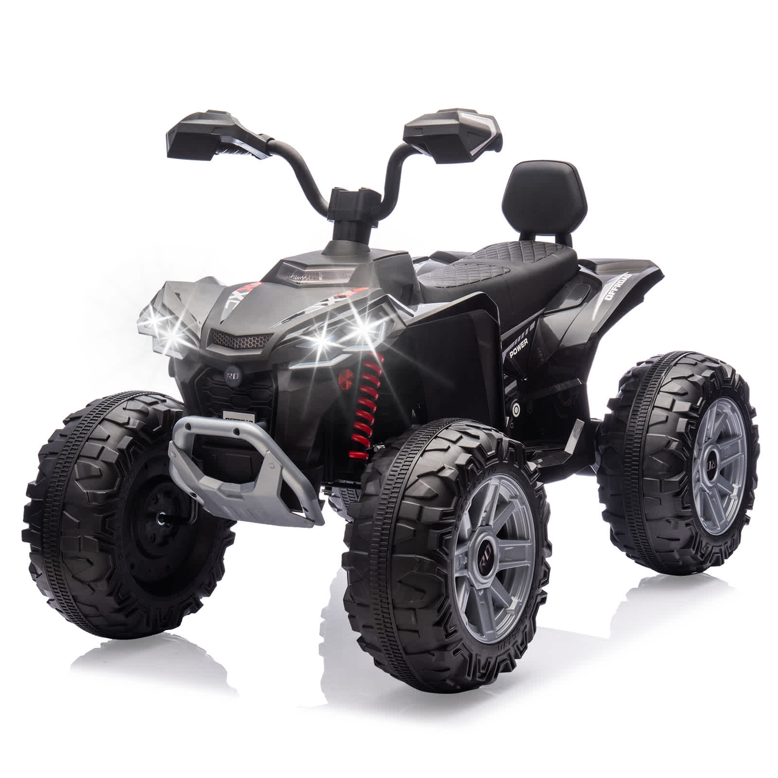 Qeetex SUN-PTG-334SB4WR 24V 2 Seater Ride On ATV for Kids Electric Off Road Vehicle High Low Speed Battery Powered Car