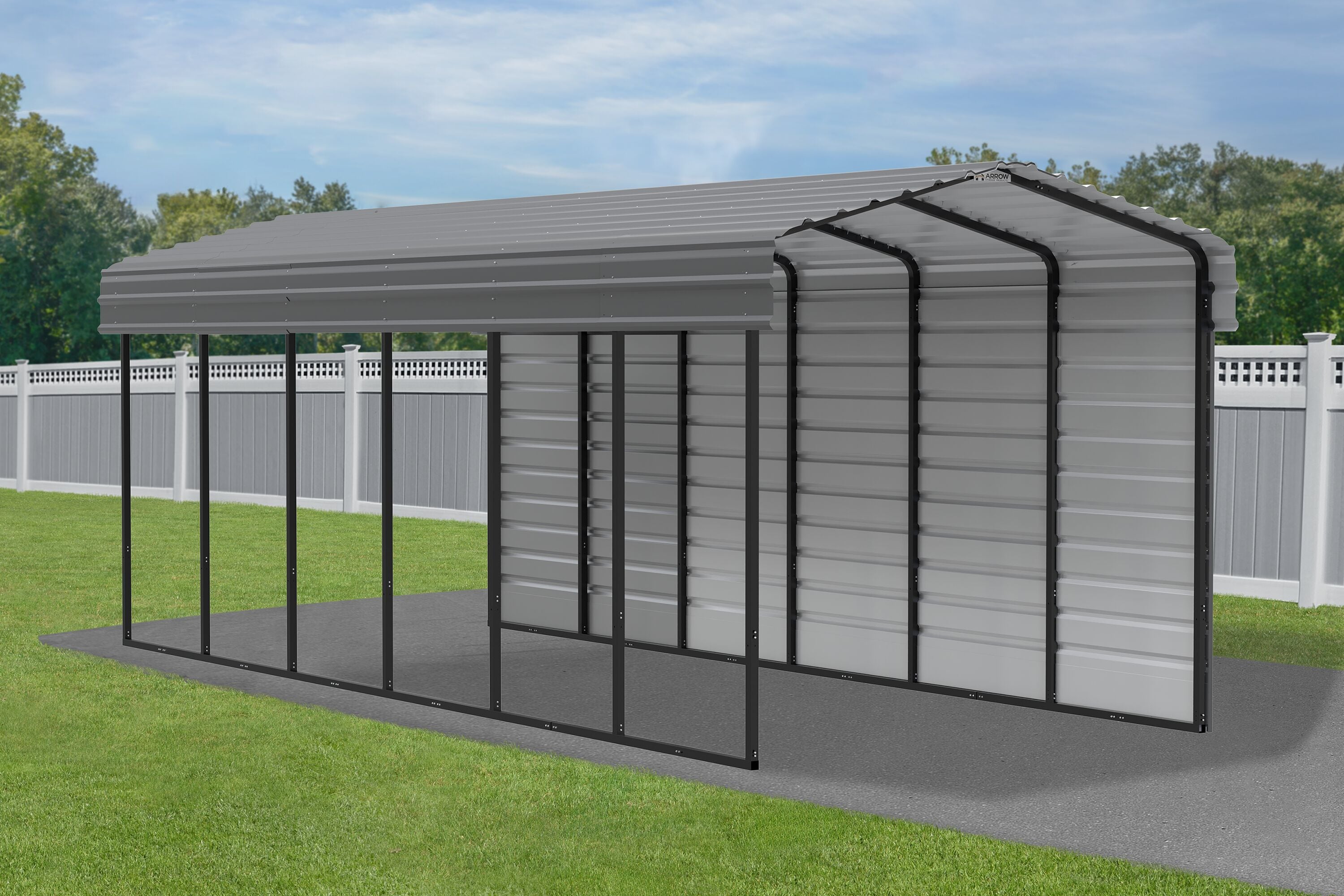 Arrow CPHC102909ECL1 Carport-Covers - View #3