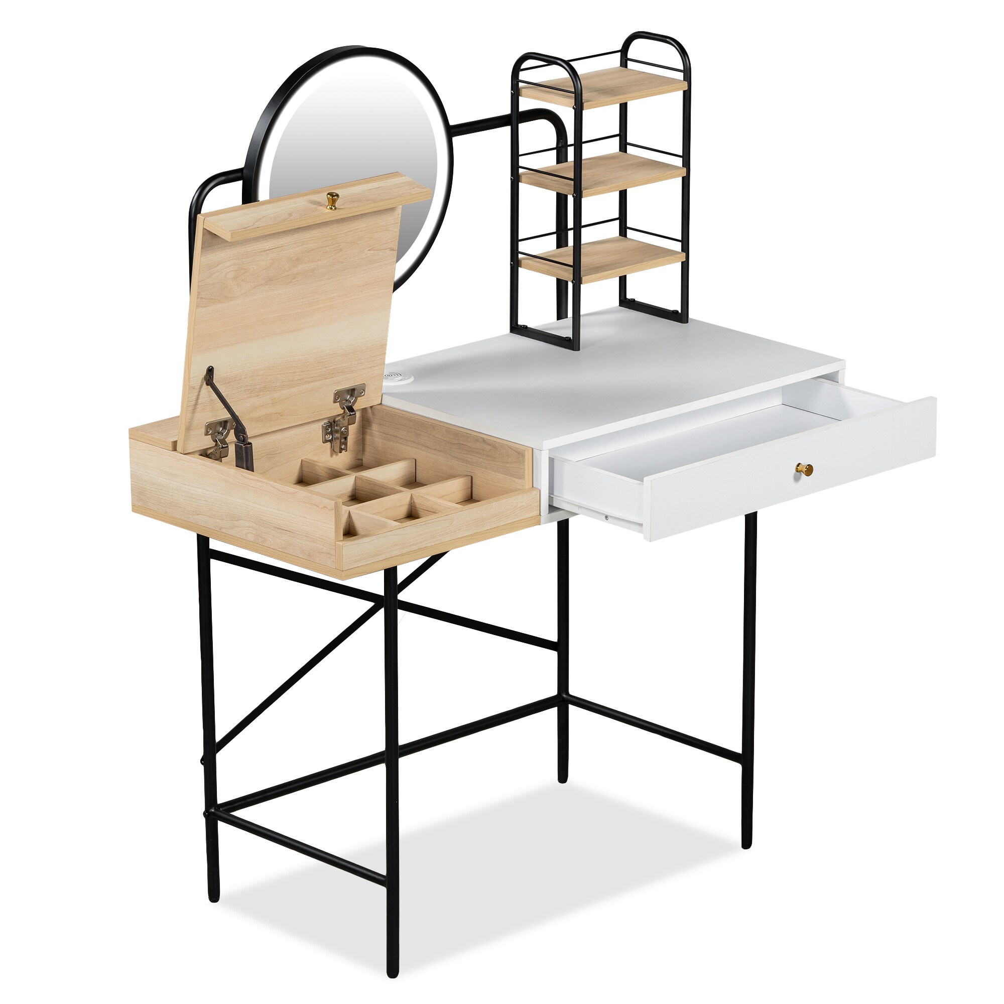 Siavonce XH9781K Bedroom-Vanities - View #4