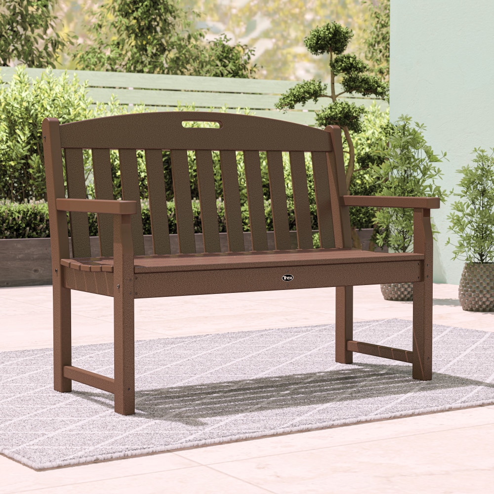 Trex Outdoor Furniture TXB48VL Yacht Club 47.5-in W x 36.0-in H Vintage Lantern Plastic Garden Bench