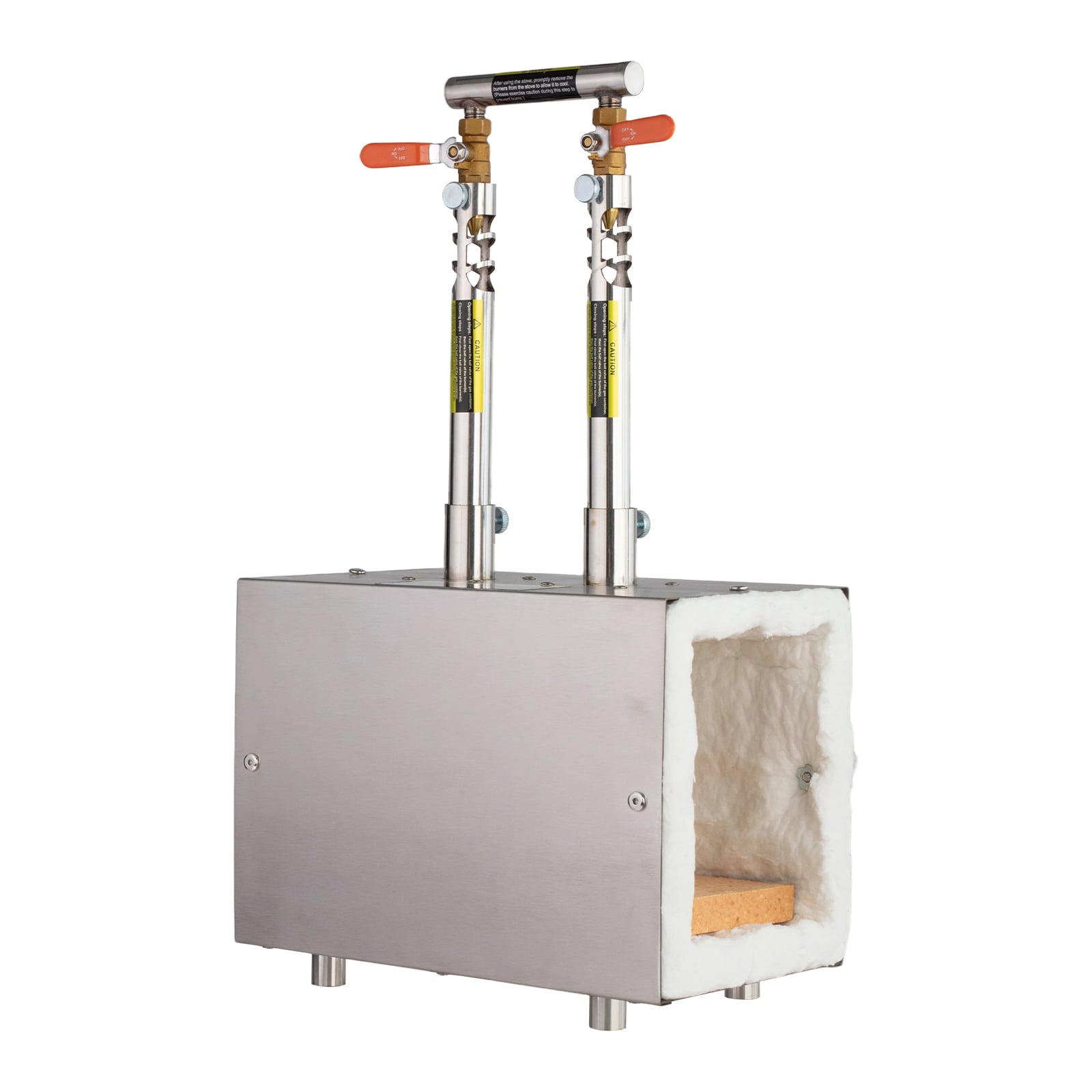 VEVOR 20000 -BTU Silver Stainless steel Liquid propane Outdoor Fireplace