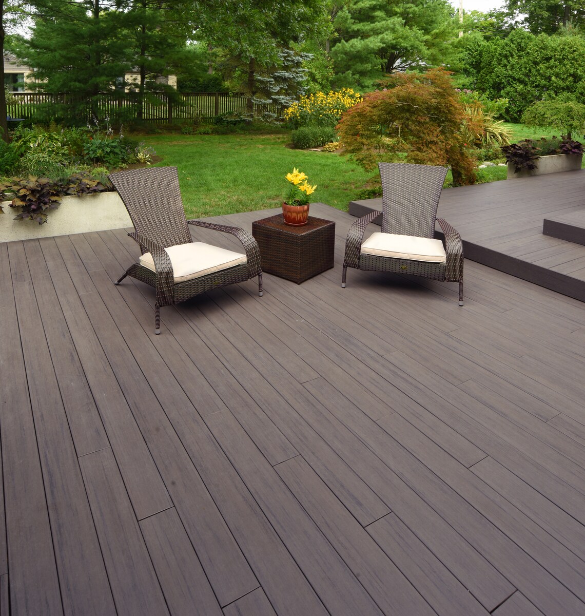 TimberTech Legacy 16-ft Espresso Grooved Composite Deck Board In The ...