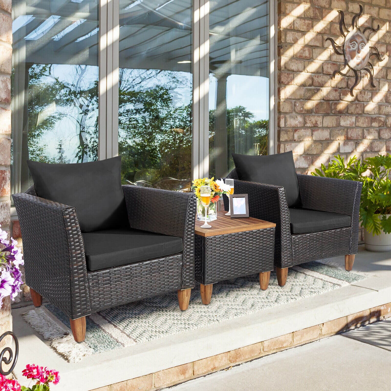 Forclover HBV-9383DK Patio-Conversation-Sets - View #7