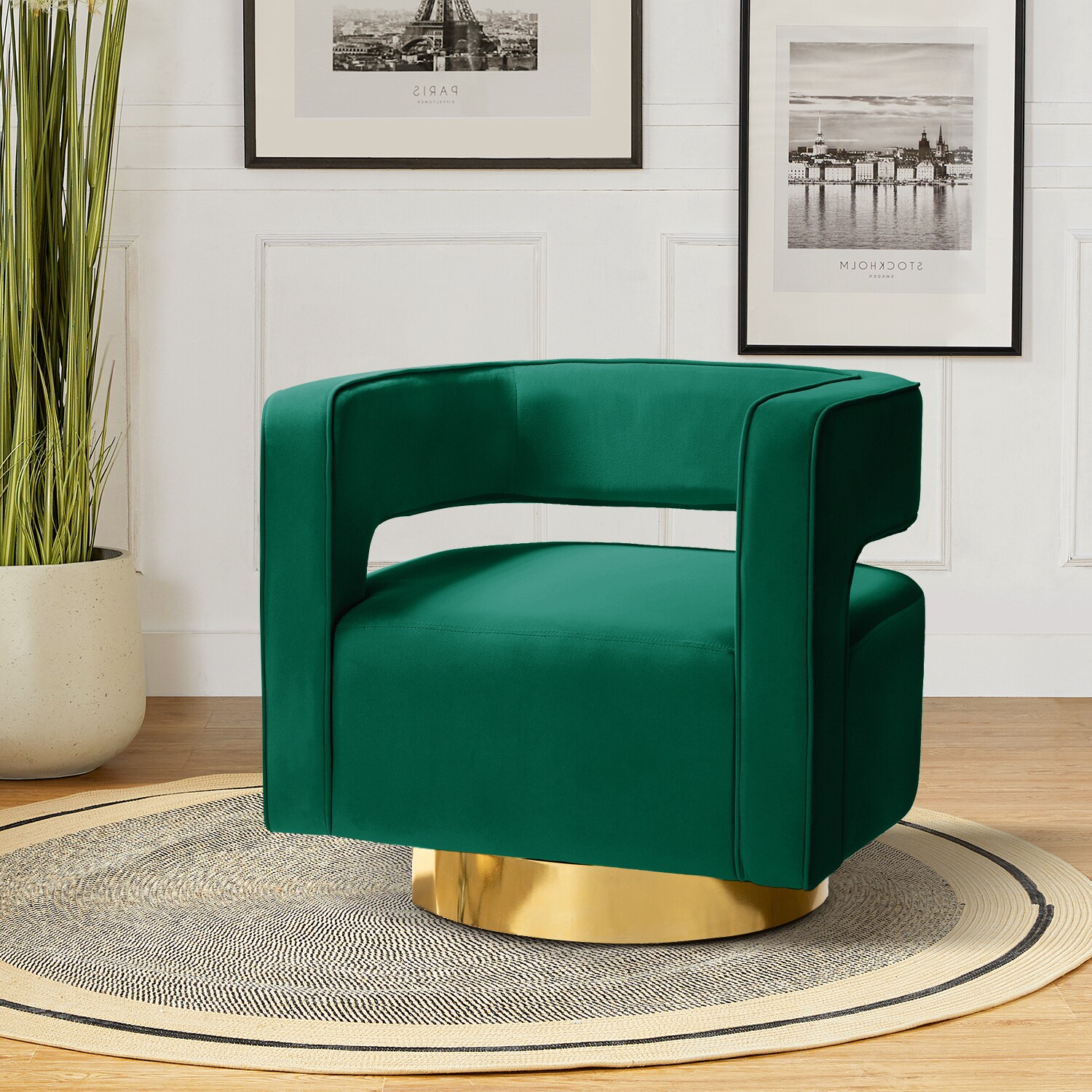 14 Karat Home CHM0141-GREEN chairs - View #2