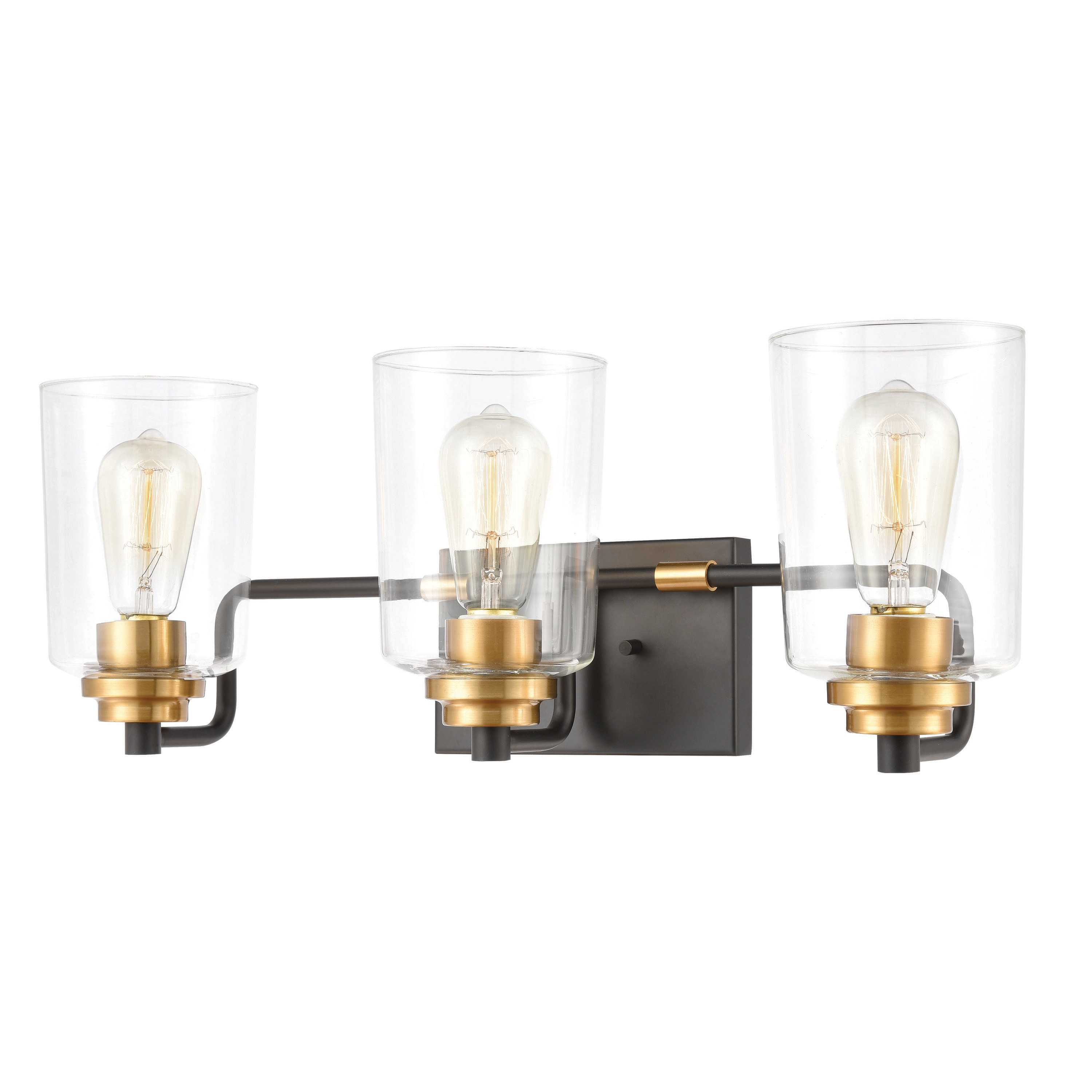 Westmore by ELK Lighting LWVL-220308253 Harper 23-in 3-Light Matte Black LED Transitional Vanity Light