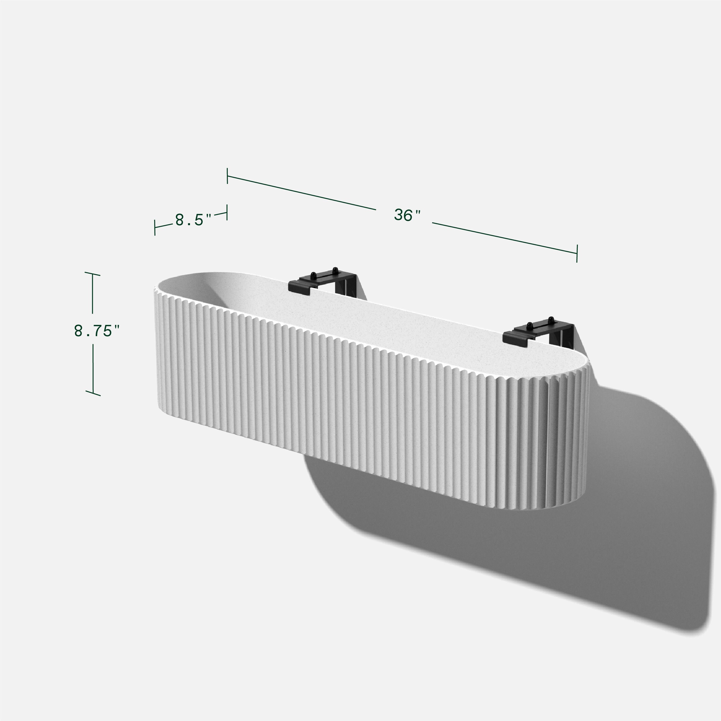 Veradek DMVHGWB36W-2PK Planter-Window-Box - View #3