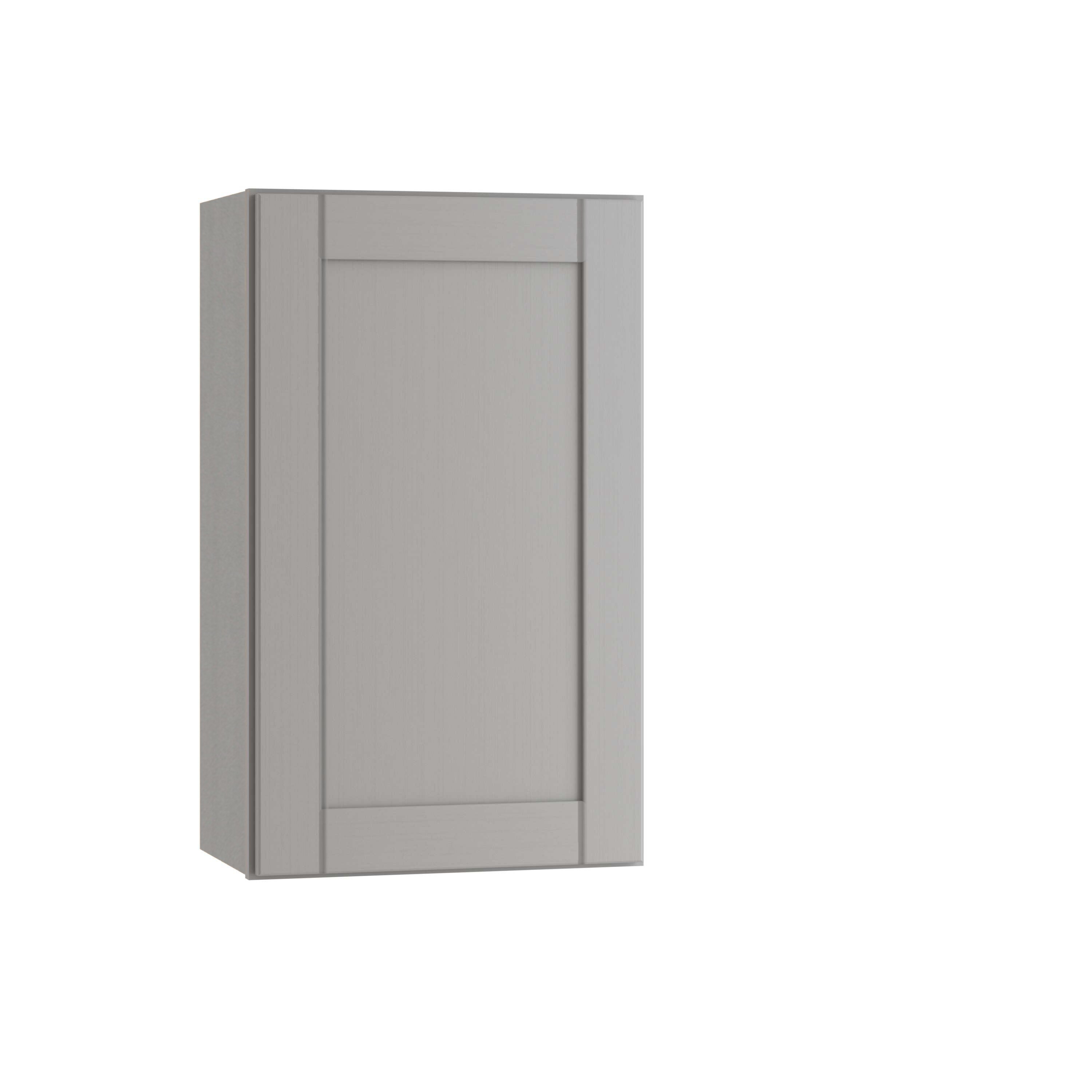 Luxxe Cabinetry Weston Express 30-in W x 34.5-in H x 24-in D Volcano Gray Sink  Base Fully Assembled Plywood Cabinet (Recessed Panel Shaker Door Style) in  the Kitchen Cabinets department at